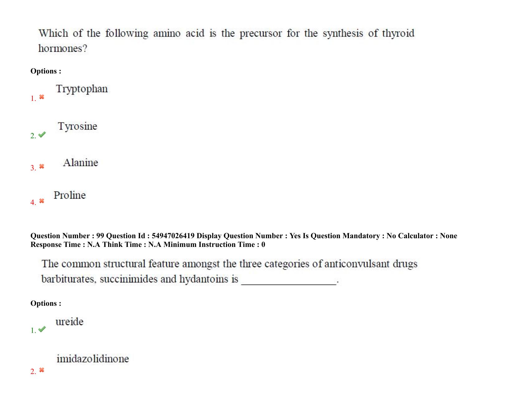 AP RCET 2022: Pharmacy - 18-10-2022 (Tuesday) Session-II: Question Paper With keys - Page 80