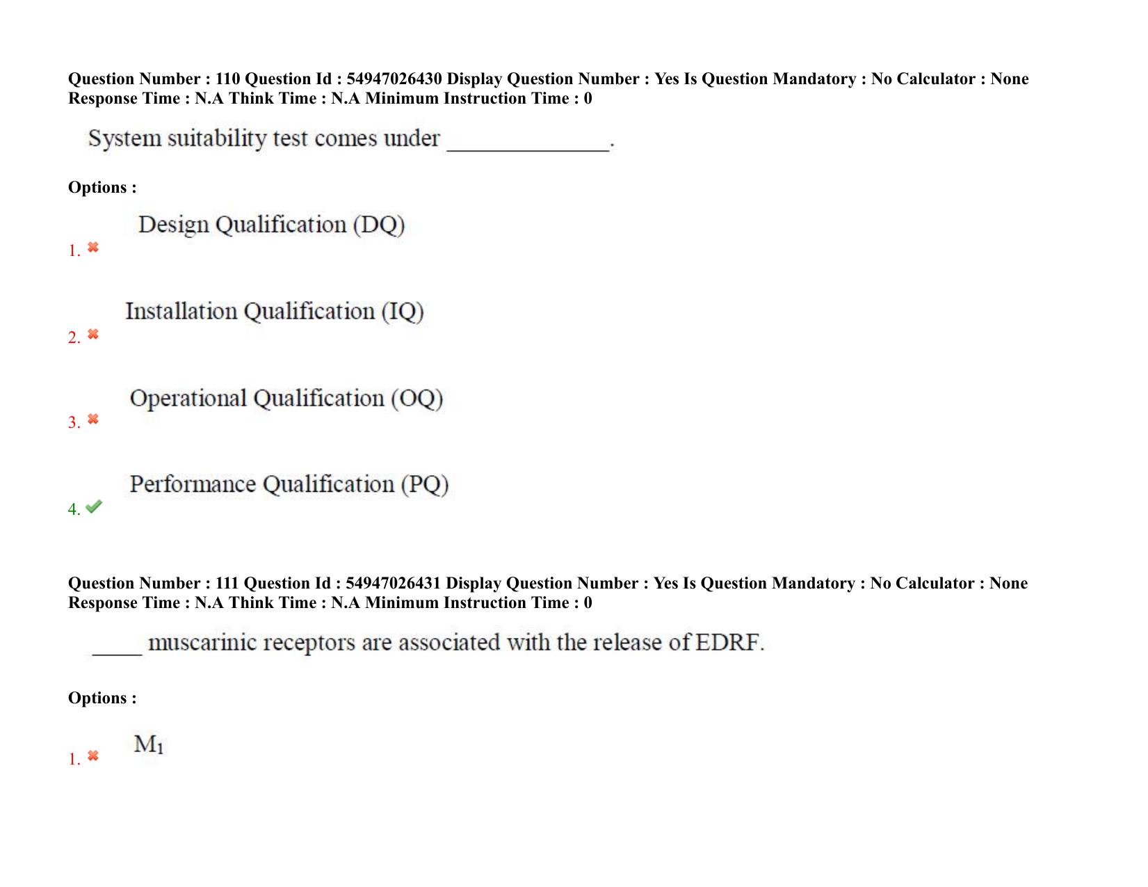 AP RCET 2022: Pharmacy - 18-10-2022 (Tuesday) Session-II: Question Paper With keys - Page 88