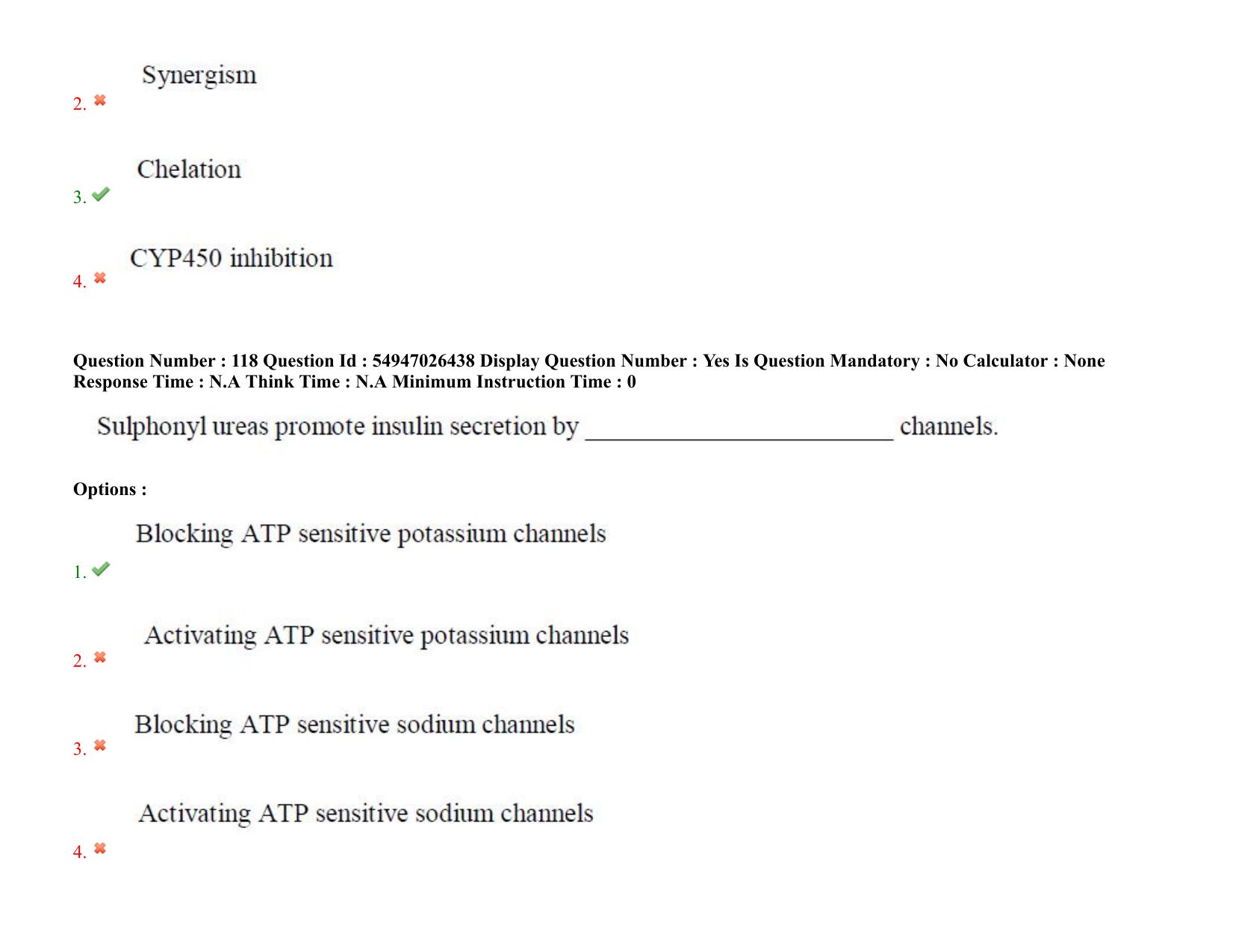 AP RCET 2022: Pharmacy - 18-10-2022 (Tuesday) Session-II: Question Paper With keys - Page 93
