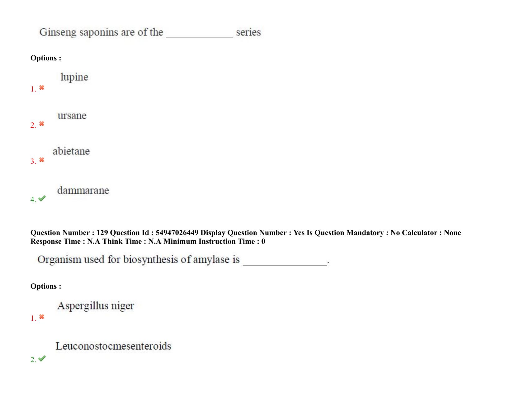 AP RCET 2022: Pharmacy - 18-10-2022 (Tuesday) Session-II: Question Paper With keys - Page 100