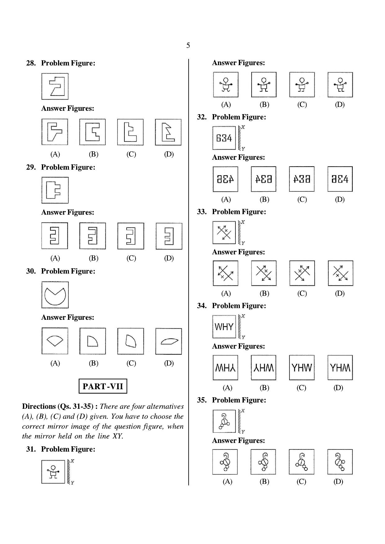 JNVST Class 6 2016 Question Paper with Solutions - Page 5