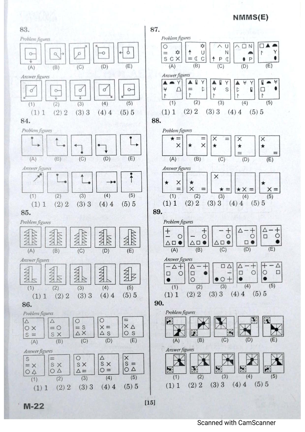 Telangana NMMS February 2021 English Question Paper - Page 15