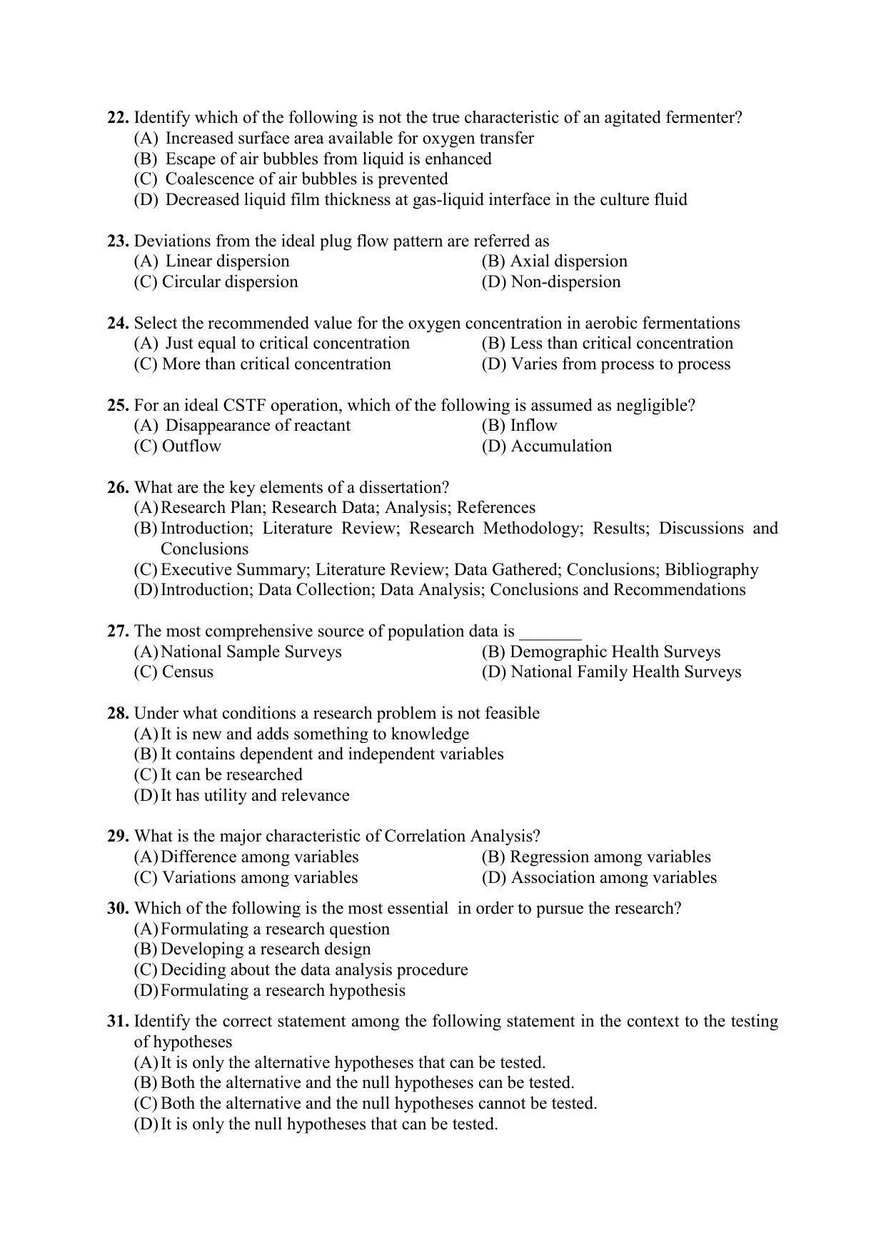 PU MPET Biotechnology Engineering 2022 Question Papers - Page 3