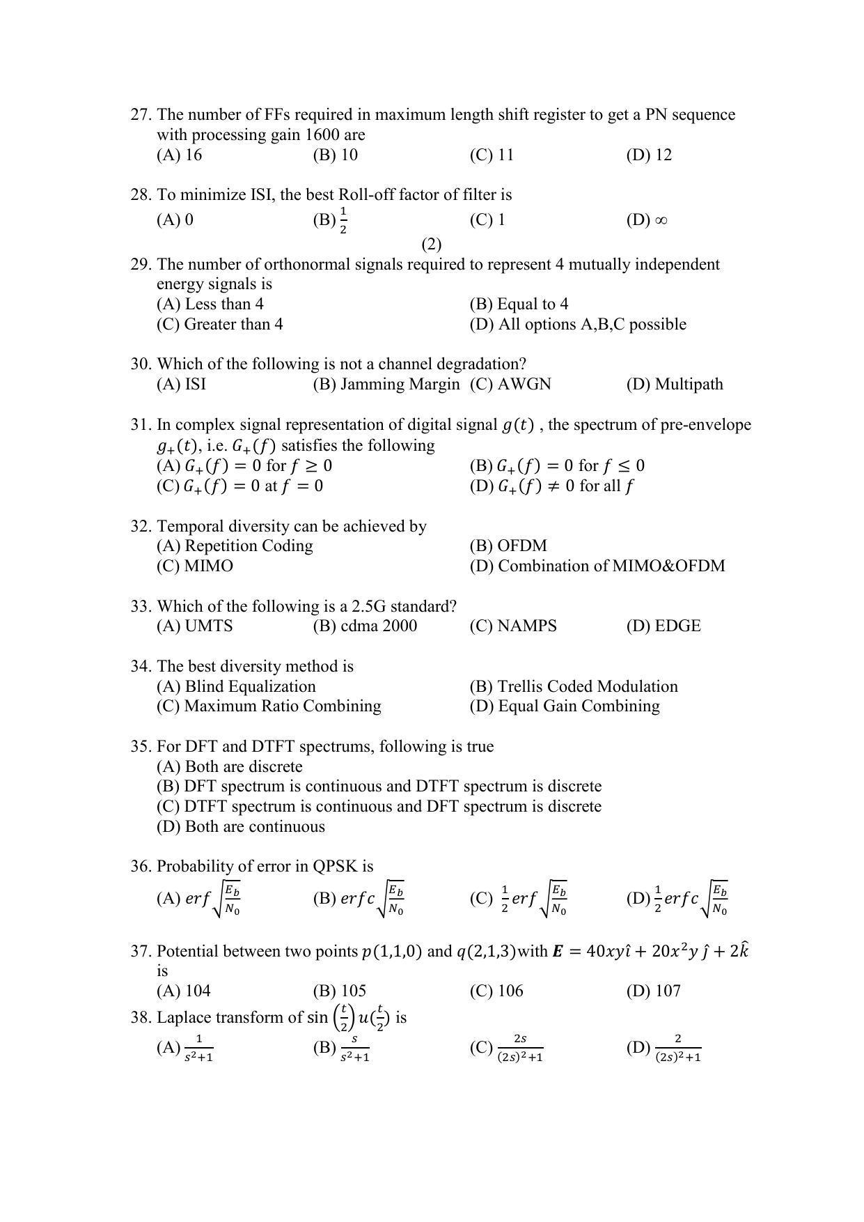 PU MPET Biotechnology Engineering 2022 Question Papers - Page 25