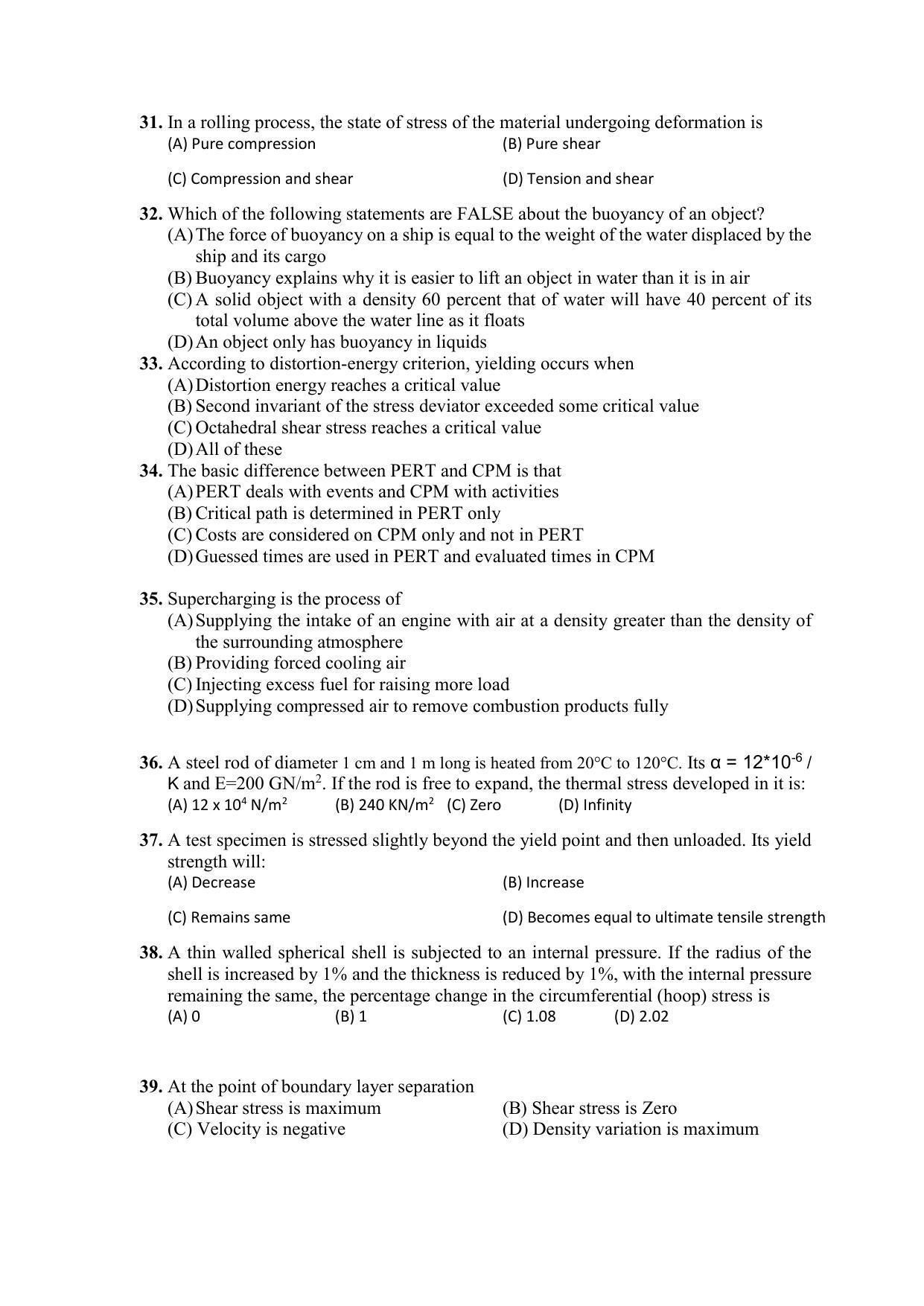 PU MPET Biotechnology Engineering 2022 Question Papers - Page 46