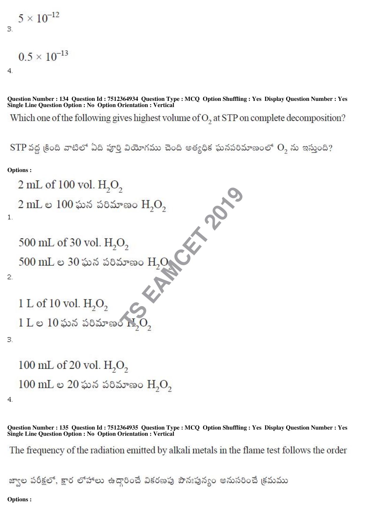 TS EAMCET 2019 Engineering Question Paper with Key (4 May 2019 Afternoon) - Page 100