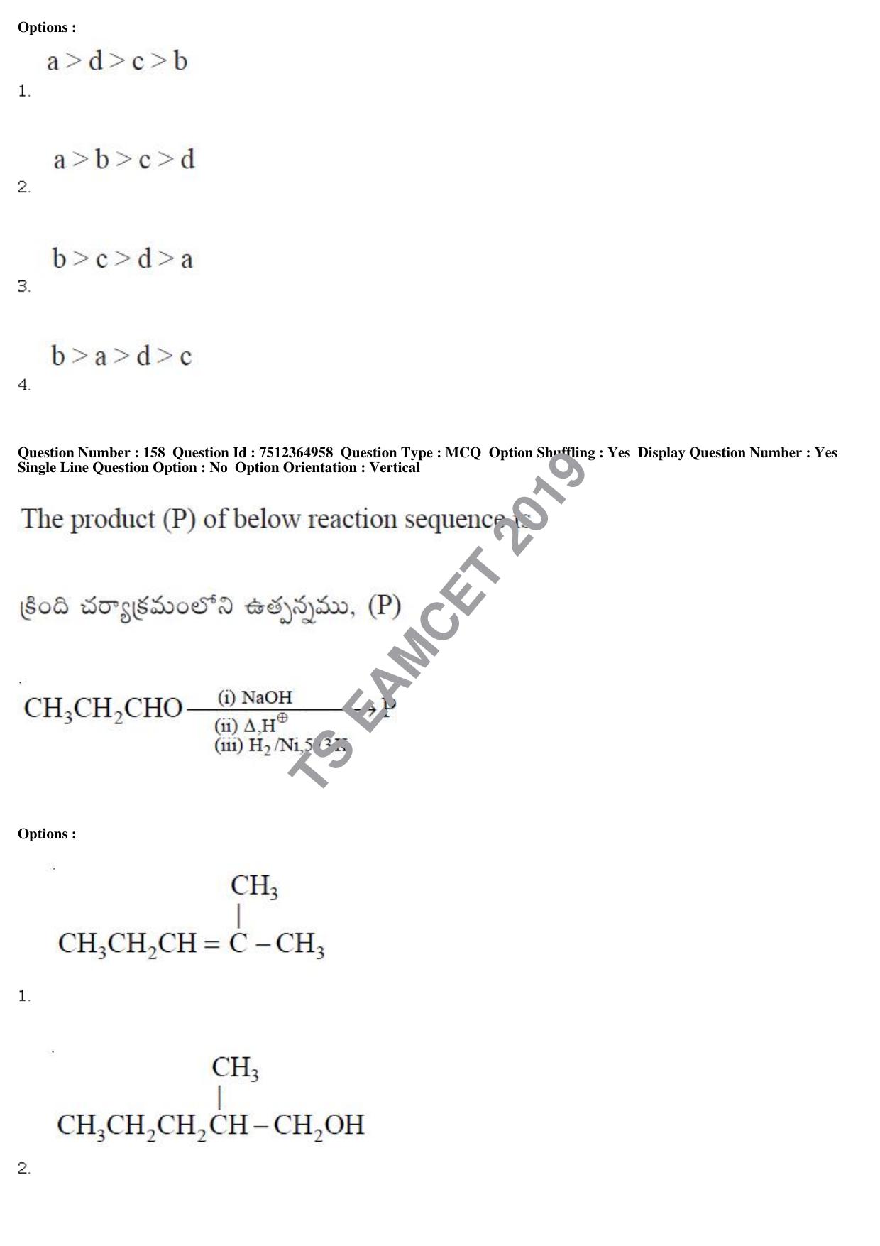 TS EAMCET 2019 Engineering Question Paper with Key (4 May 2019 Afternoon) - Page 117