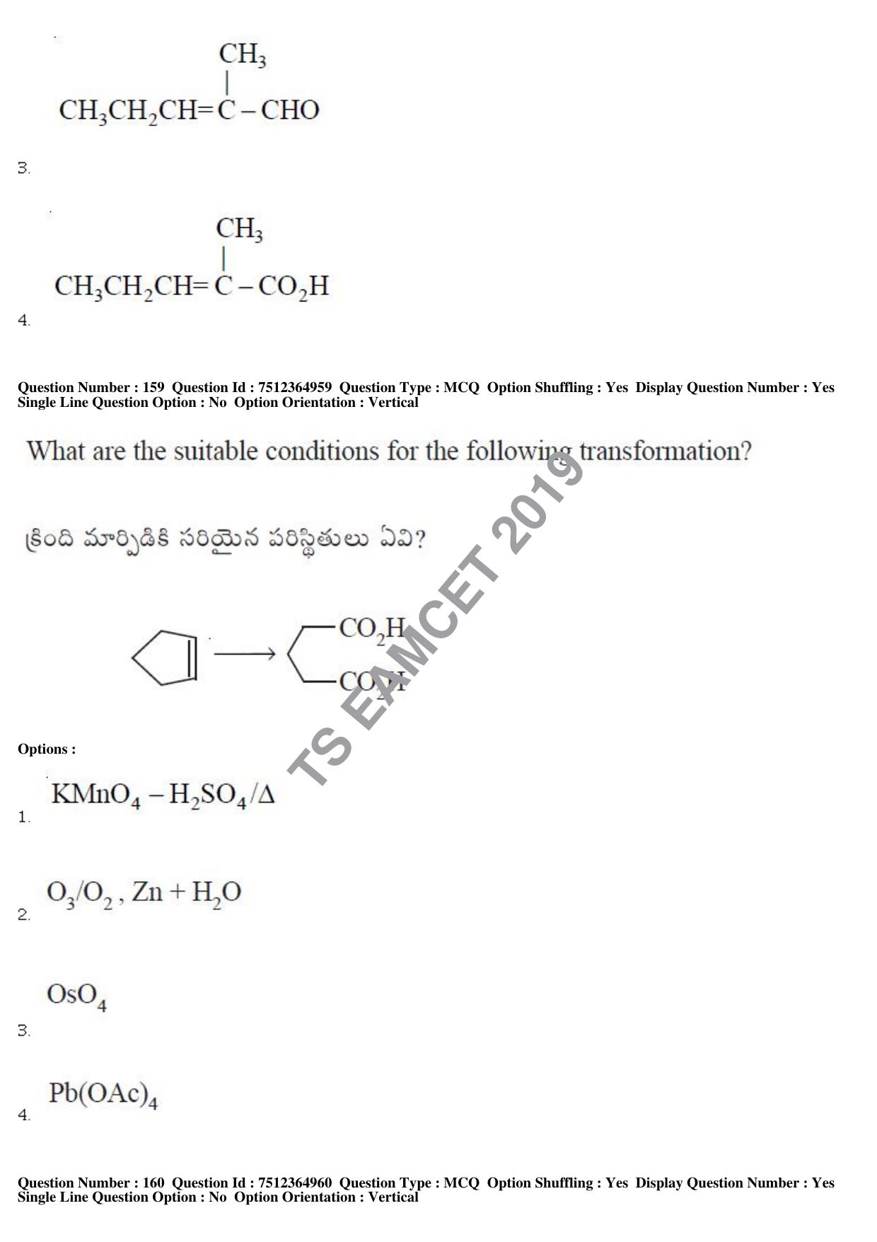 TS EAMCET 2019 Engineering Question Paper with Key (4 May 2019 Afternoon) - Page 118