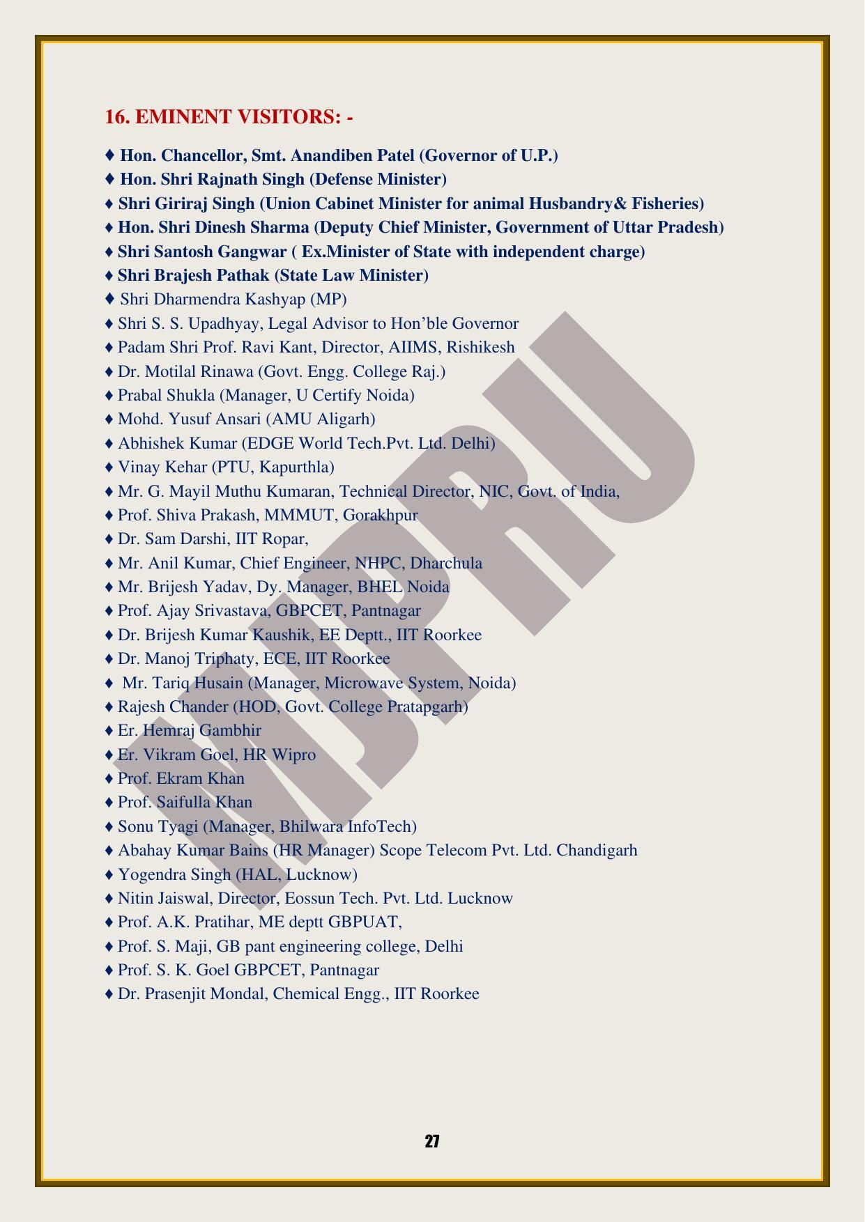 Mahatma Jyotiba Phule Rohilkhand University, Bareilly Information Brochure 2022-24 - Page 27