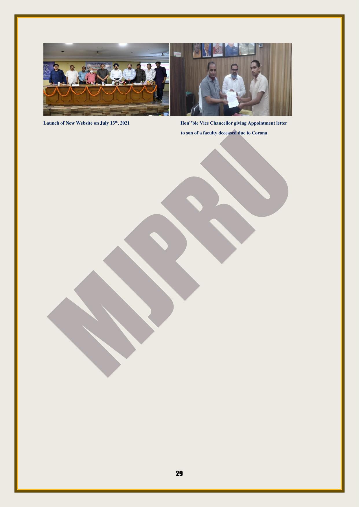 Mahatma Jyotiba Phule Rohilkhand University, Bareilly Information Brochure 2022-24 - Page 29