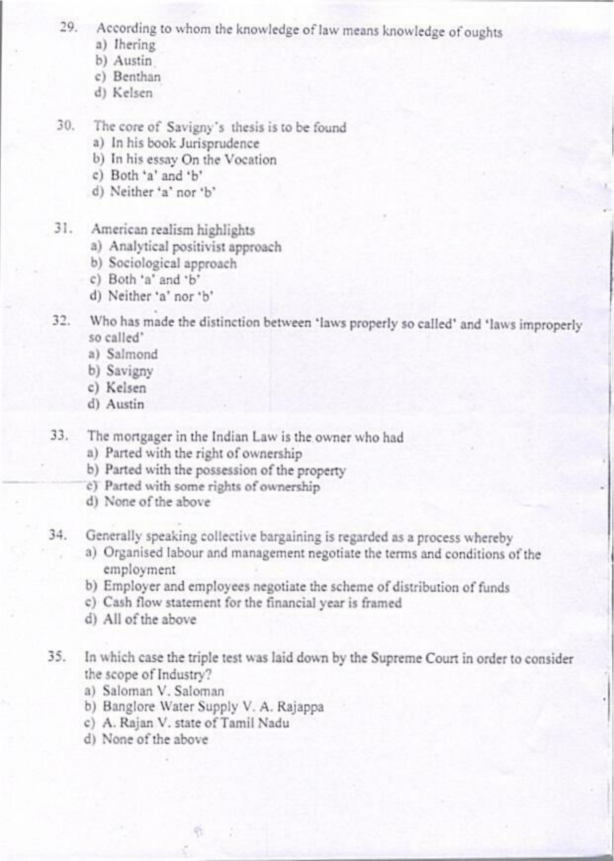 KUET 2024 LLM Question Paper - Page 6