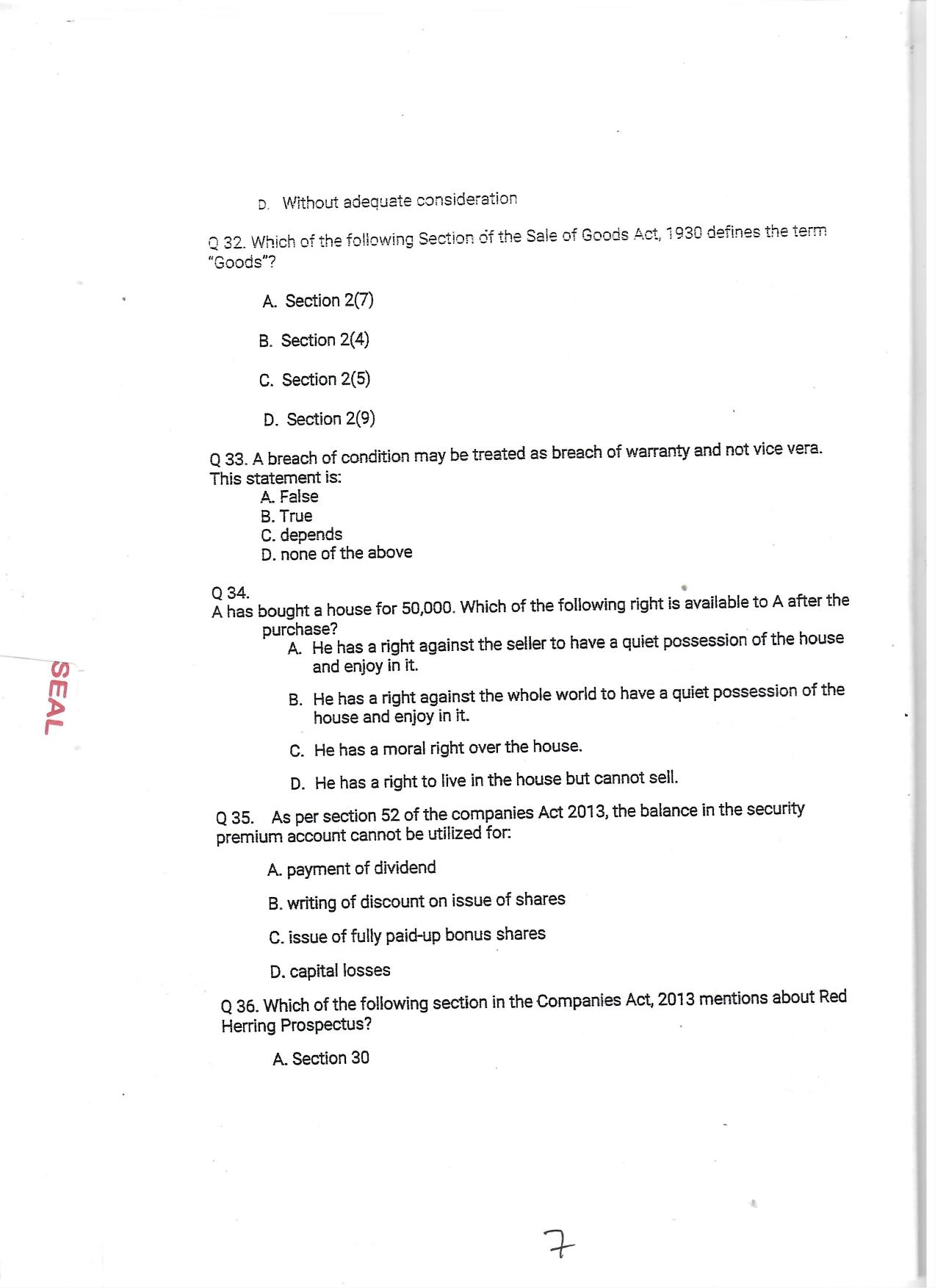 KUET 2024 LLM Question Paper - Page 24