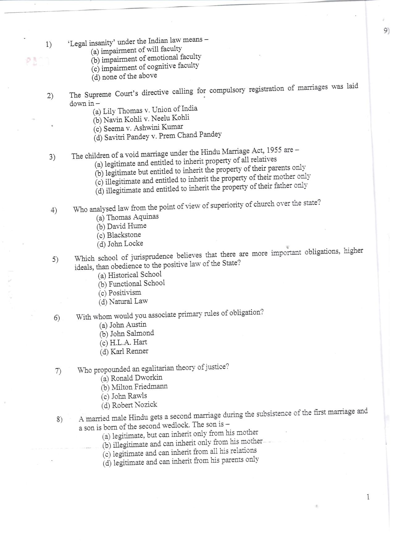 KUET 2024 LLM Question Paper - Page 31