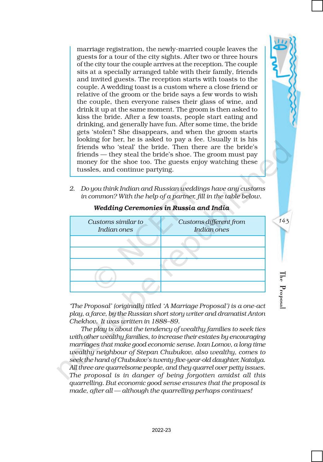 NCERT Book for Class 10 English (First Flight) Chapter 11 The Proposal - Page 2