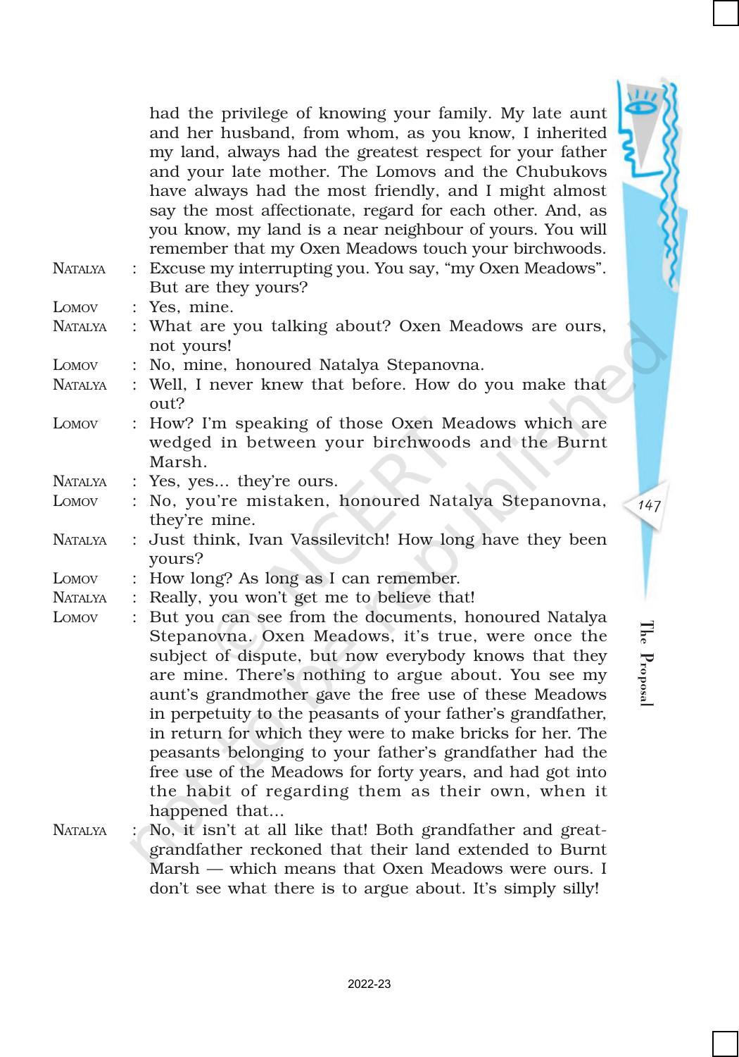NCERT Book for Class 10 English (First Flight) Chapter 11 The Proposal - Page 6