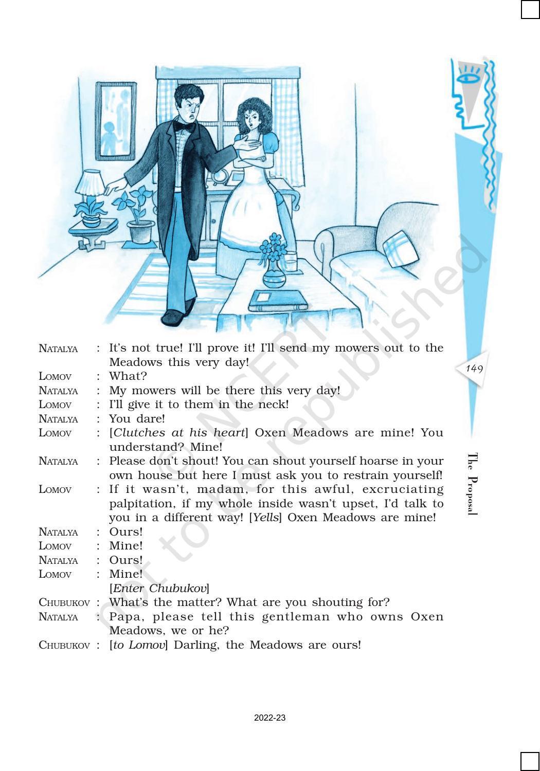 NCERT Book for Class 10 English (First Flight) Chapter 11 The Proposal - Page 8
