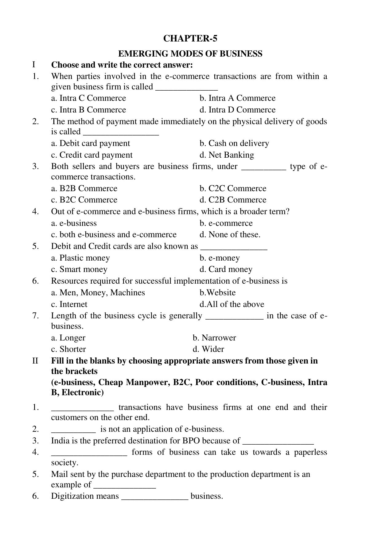 Karnataka 1st PUC Question Bank 2025 - Business Studies English - Page 16