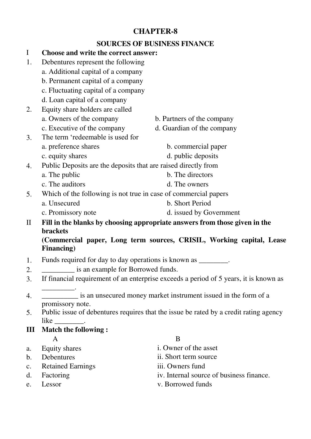 Karnataka 1st PUC Question Bank 2025 - Business Studies English - Page 23