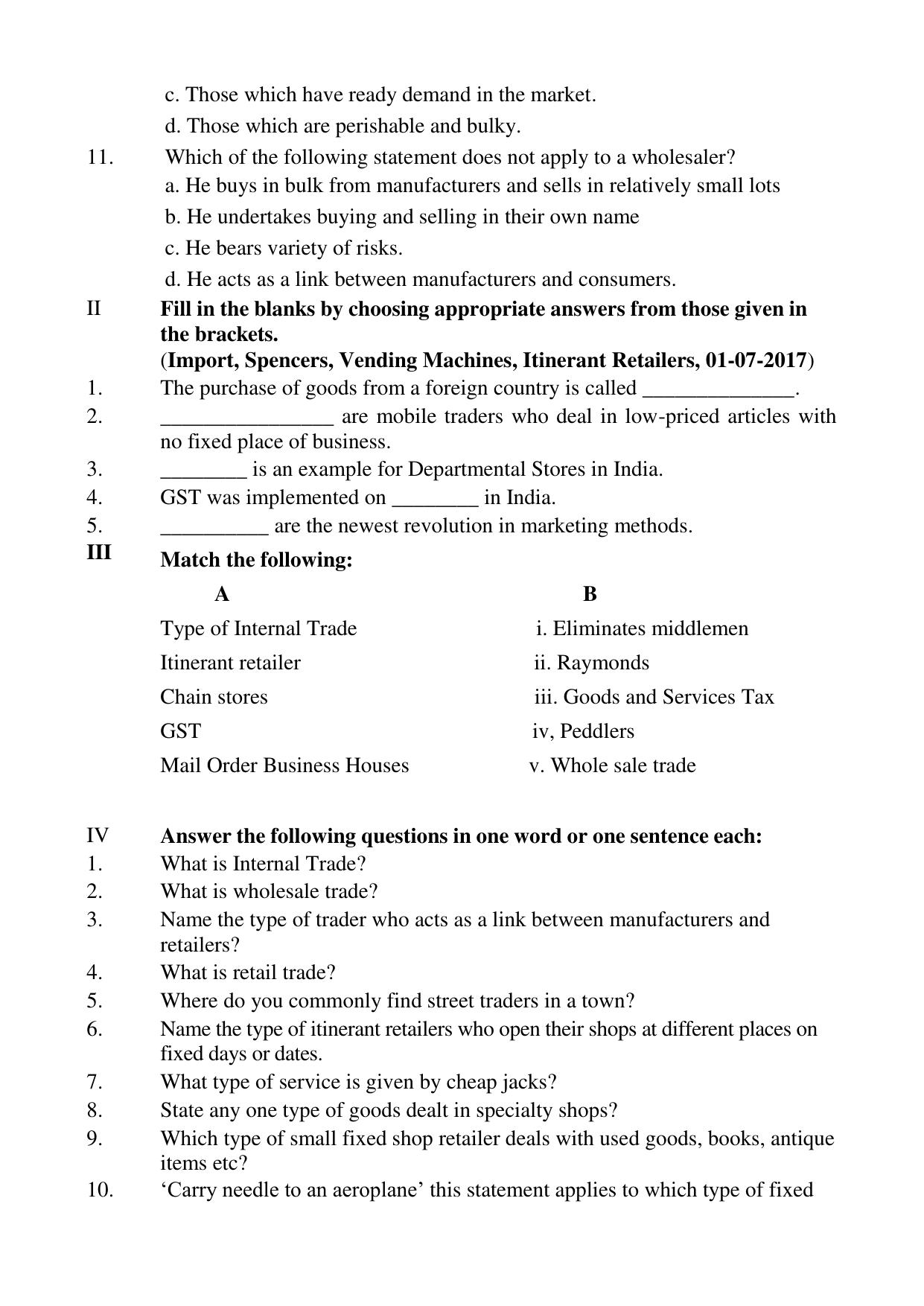 Karnataka 1st PUC Question Bank 2025 - Business Studies English - Page 28
