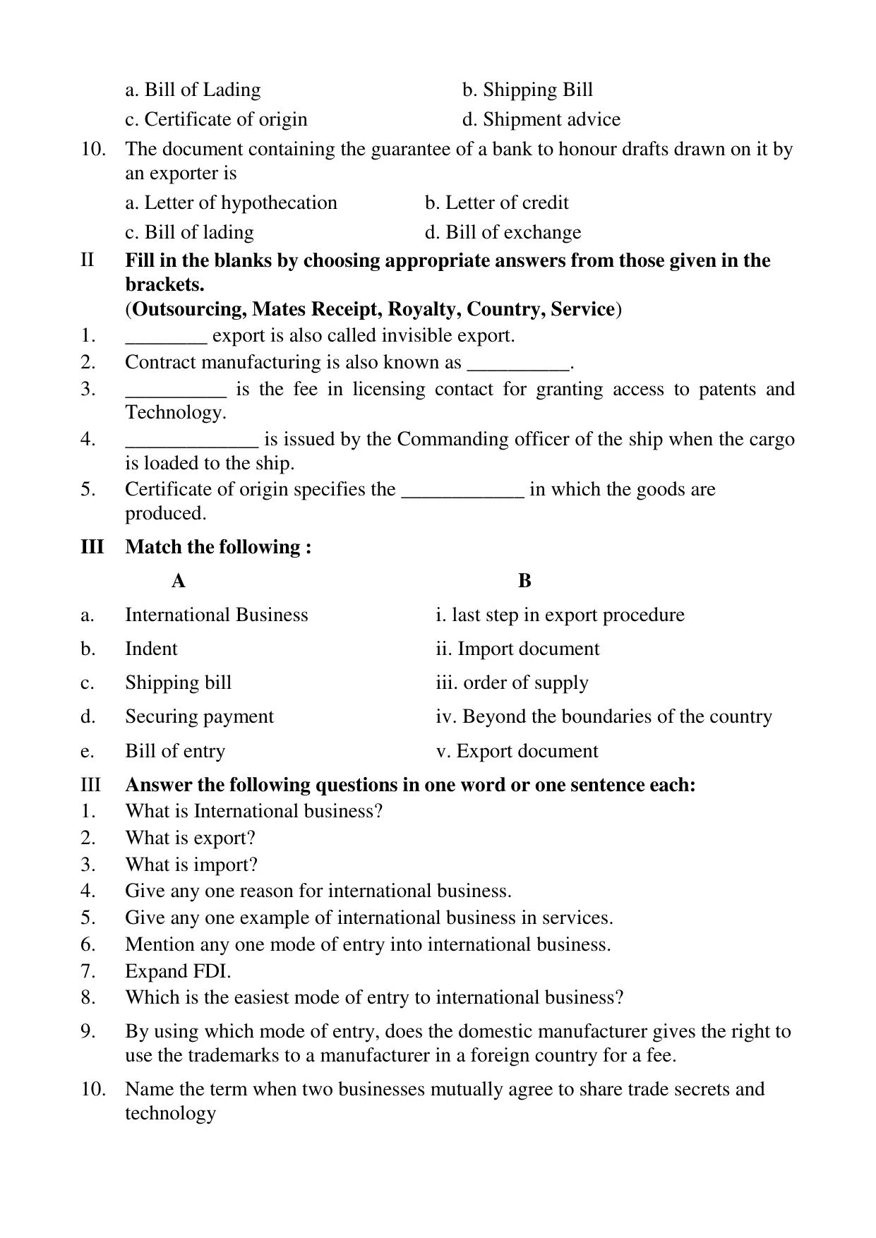 Karnataka 1st PUC Question Bank 2025 - Business Studies English - Page 32