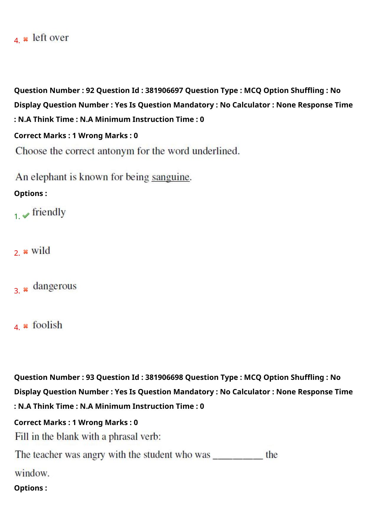 TS EDCET: 23rd May 2024 Shift 1 (URDU) Question Paper and Answer Key - Page 67