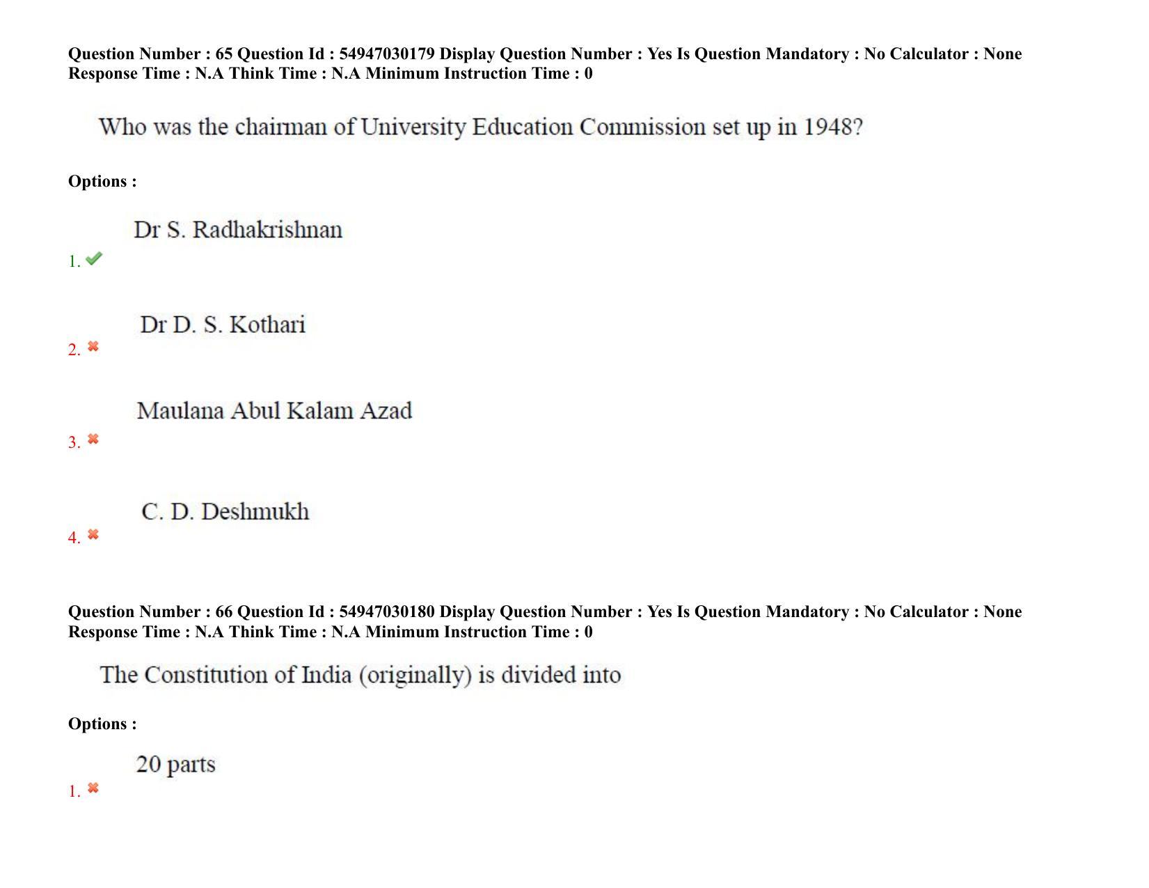 AP RCET 2022: Zoology - 19-10-2022 (Wednesday) Session-II Question Paper With keys - Page 52