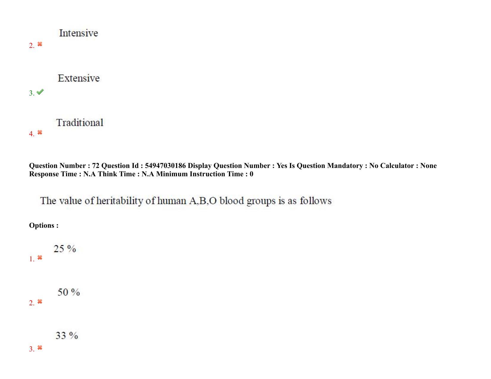 AP RCET 2022: Zoology - 19-10-2022 (Wednesday) Session-II Question Paper With keys - Page 57