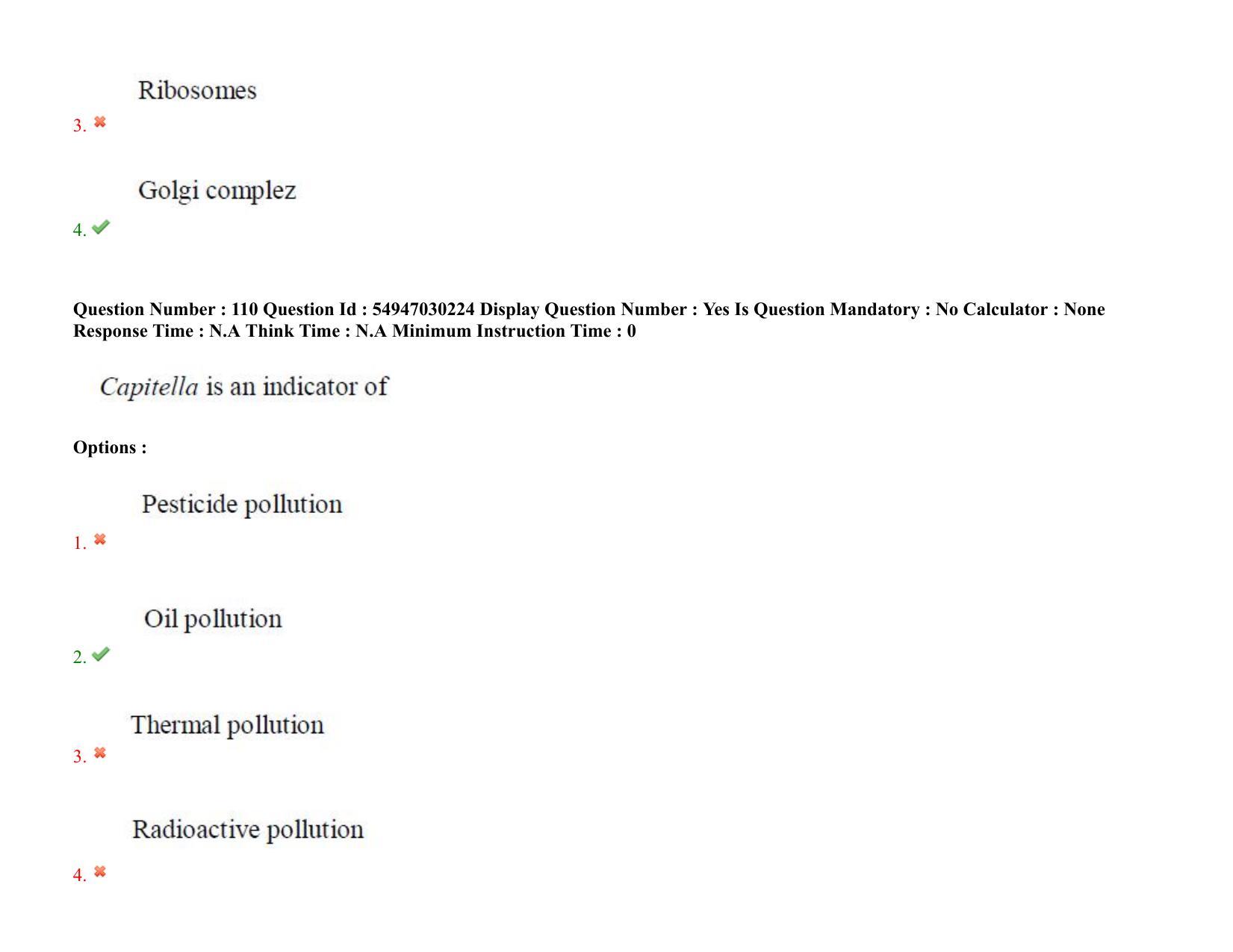 AP RCET 2022: Zoology - 19-10-2022 (Wednesday) Session-II Question Paper With keys - Page 87
