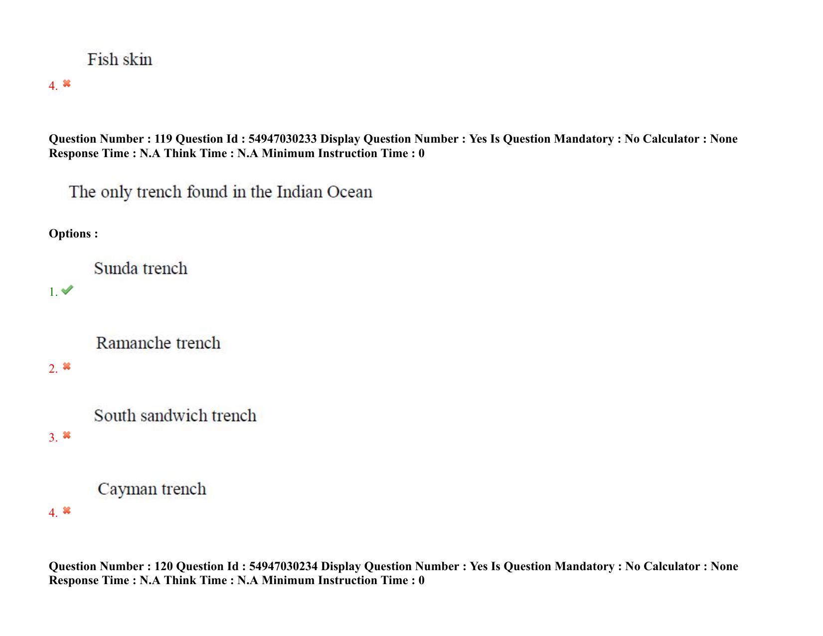 AP RCET 2022: Zoology - 19-10-2022 (Wednesday) Session-II Question Paper With keys - Page 94