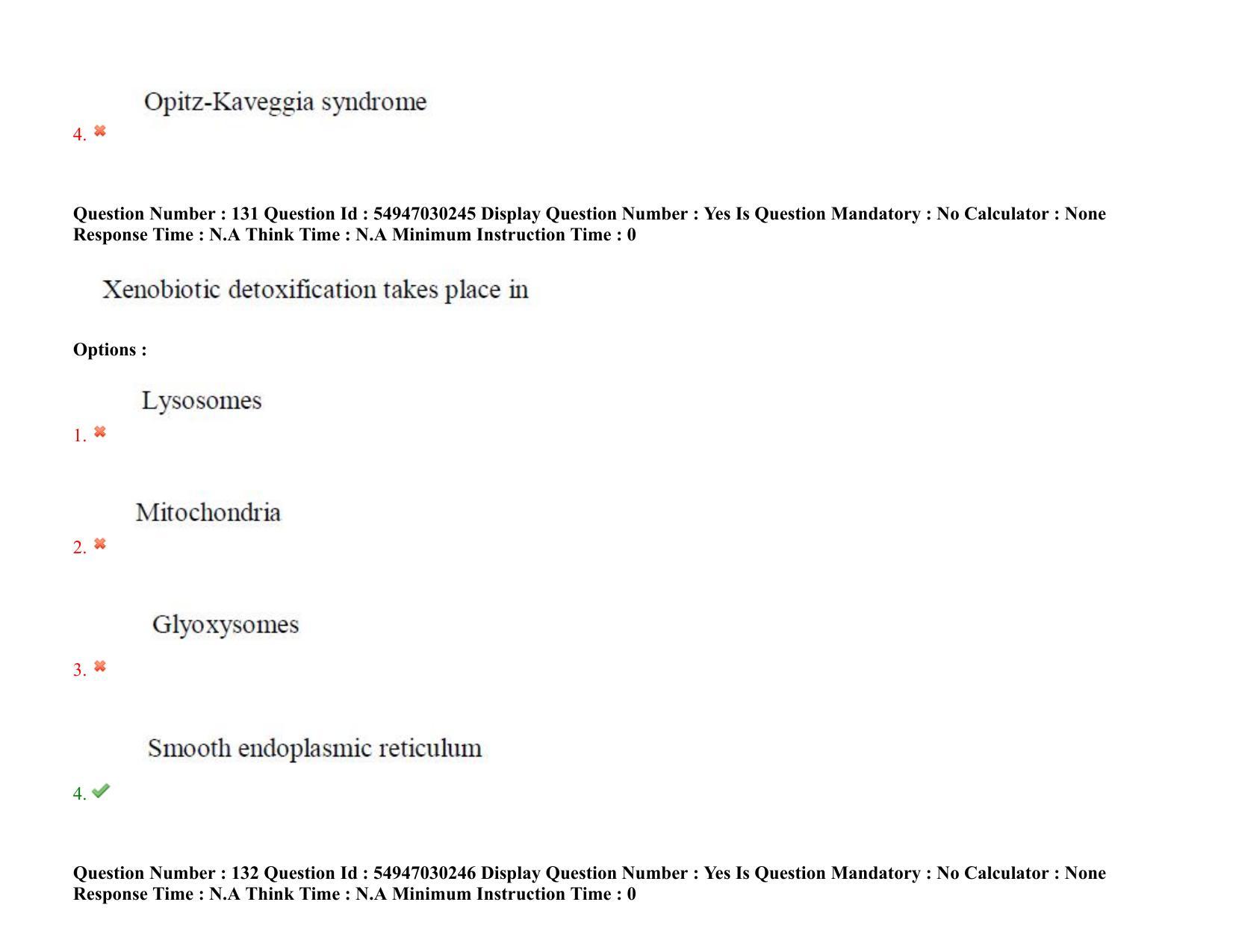 AP RCET 2022: Zoology - 19-10-2022 (Wednesday) Session-II Question Paper With keys - Page 103