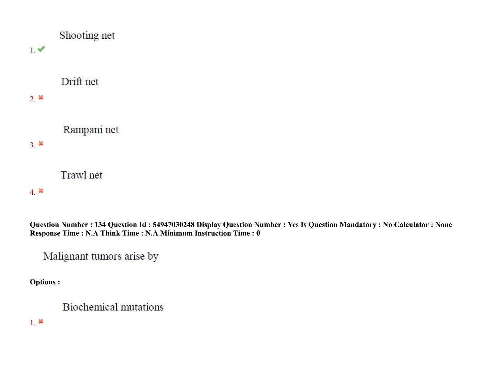 AP RCET 2022: Zoology - 19-10-2022 (Wednesday) Session-II Question Paper With keys - Page 105