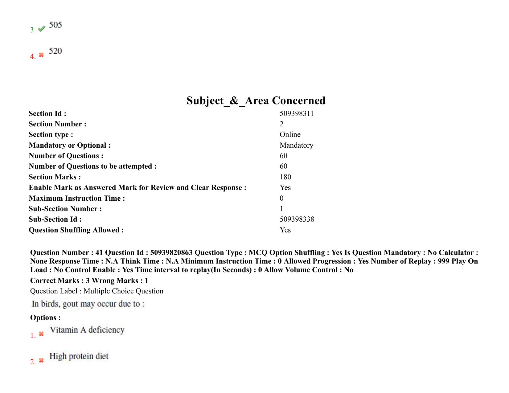 BHU RET Veterinary Pathology 2021 Question Paper - Page 35