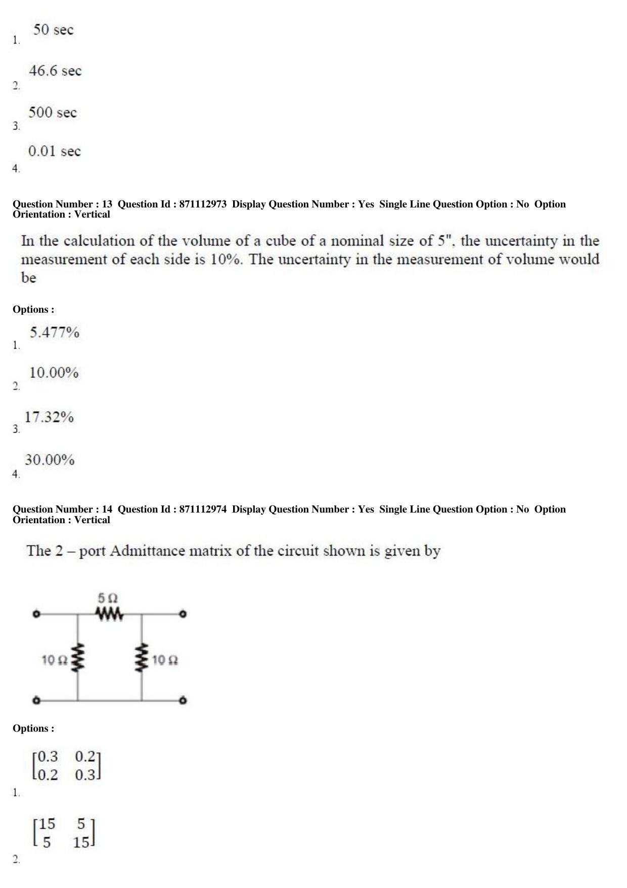 TS PGECET 2017: INSTRUMENTATION ENGINEERING Question Papers - Page 5