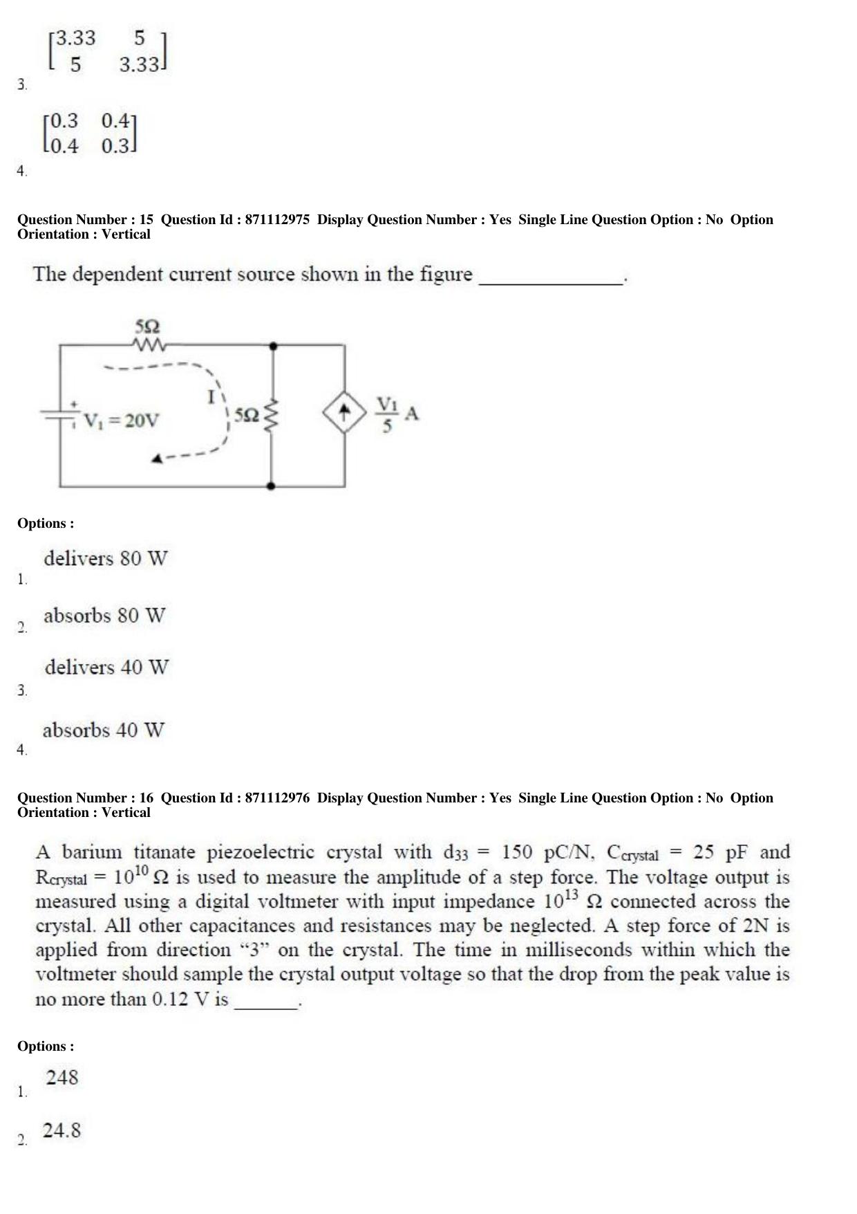 TS PGECET 2017: INSTRUMENTATION ENGINEERING Question Papers - Page 6