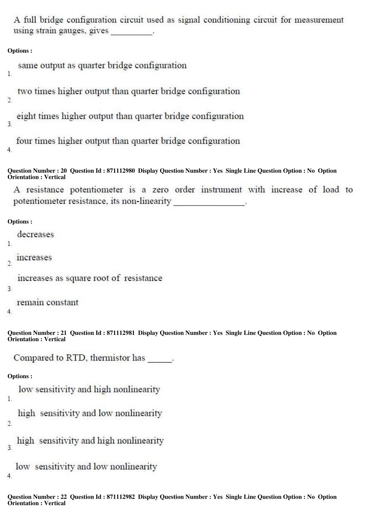 TS PGECET 2017: INSTRUMENTATION ENGINEERING Question Papers - Page 8