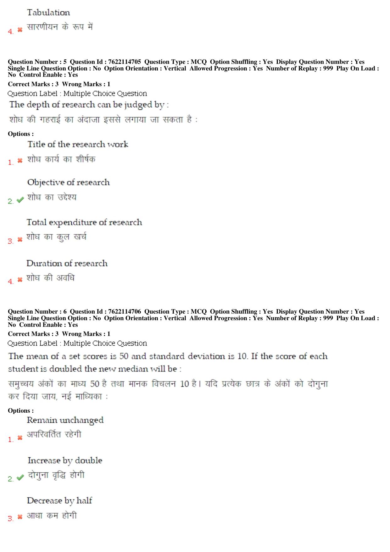 BHU RET Sanakrit 2019 Question Paper  - Page 4
