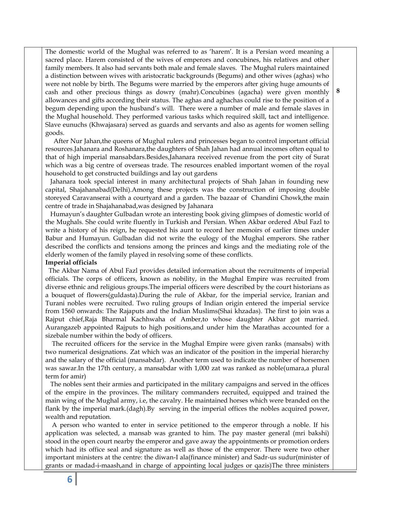 Kerala Plus Two 2020 History Model Answer Key - Page 6