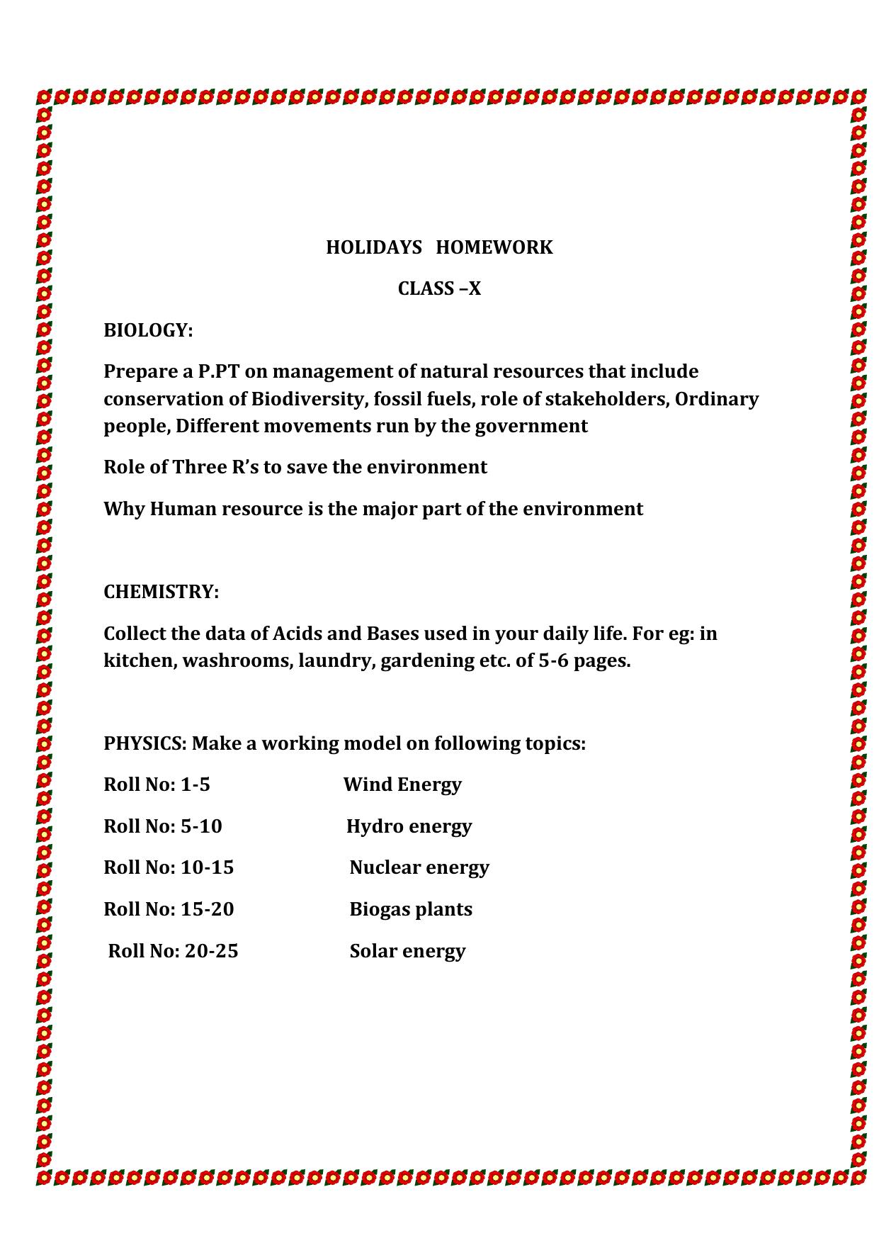 CBSE Worksheets for Class 10 Biology Assignment 8 - Page 1