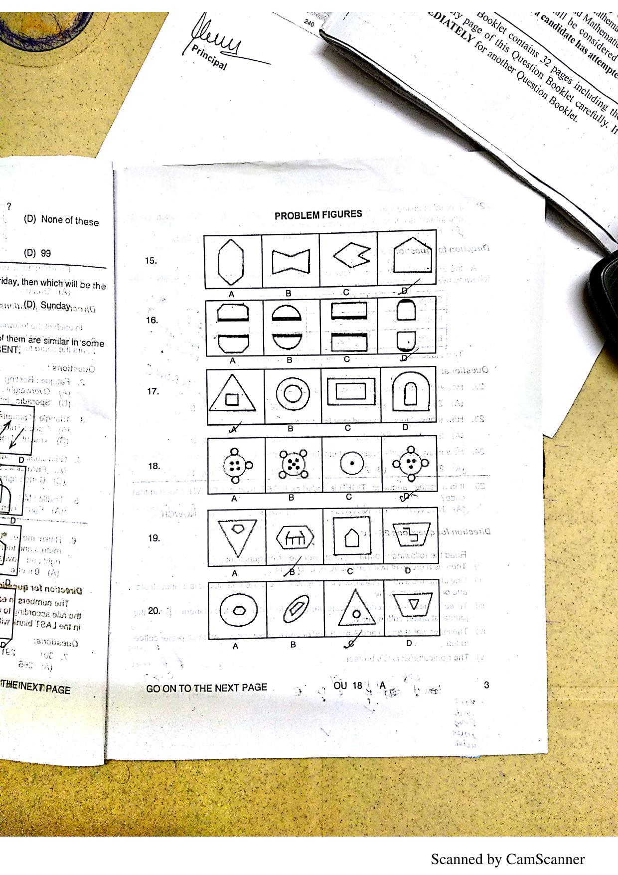 OUAT 2018 Question Paper - Page 4