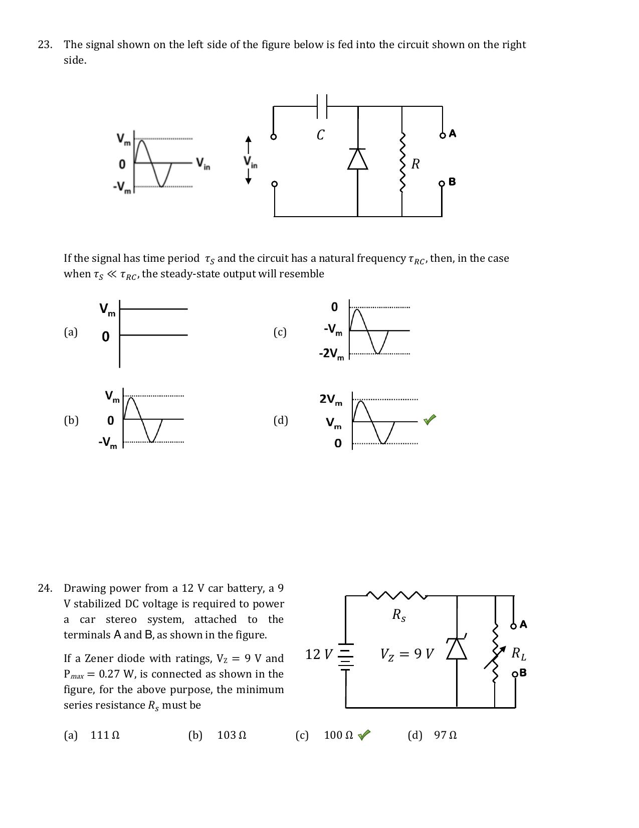 TIFR GS 2019 Physics Question Paper - Page 11