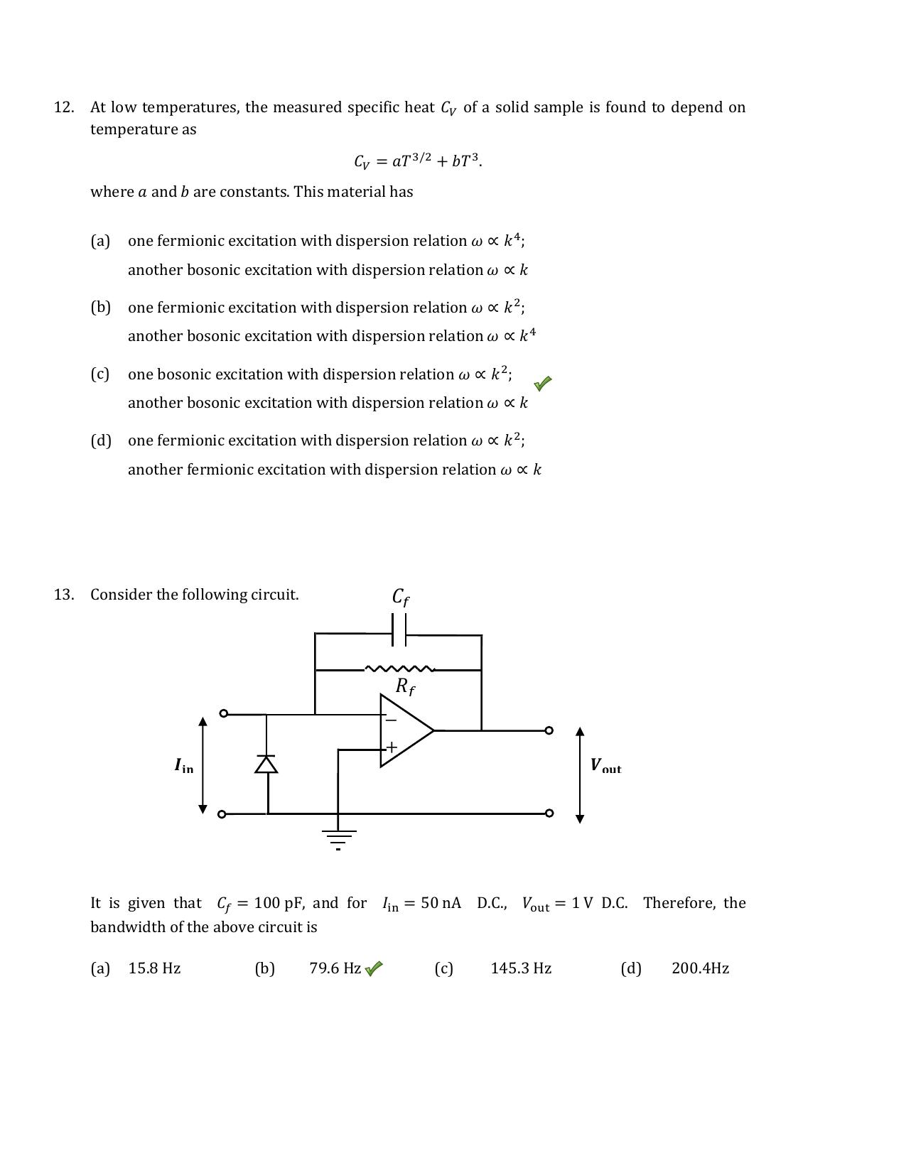 TIFR GS 2019 Physics Question Paper - Page 16