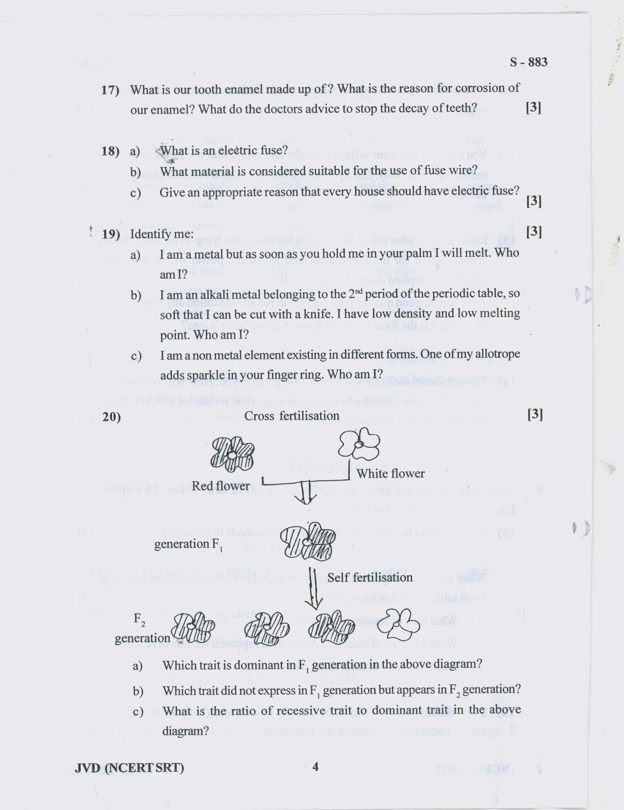 Gujarat Board Class 10th 11 ENGLISH NCERT SRT 2019 Question Paper - Page 4