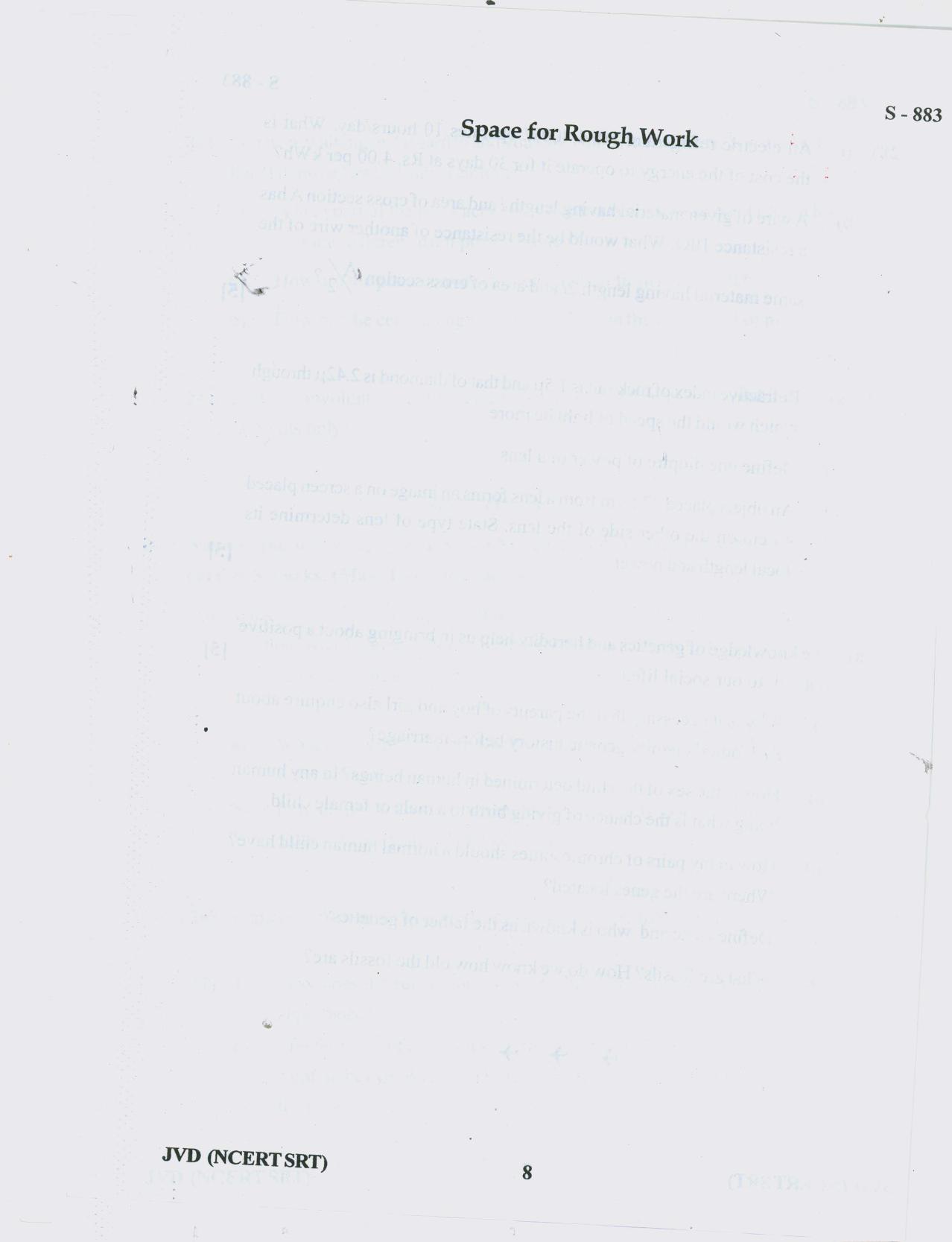 Gujarat Board Class 10th 11 ENGLISH NCERT SRT 2019 Question Paper - Page 8