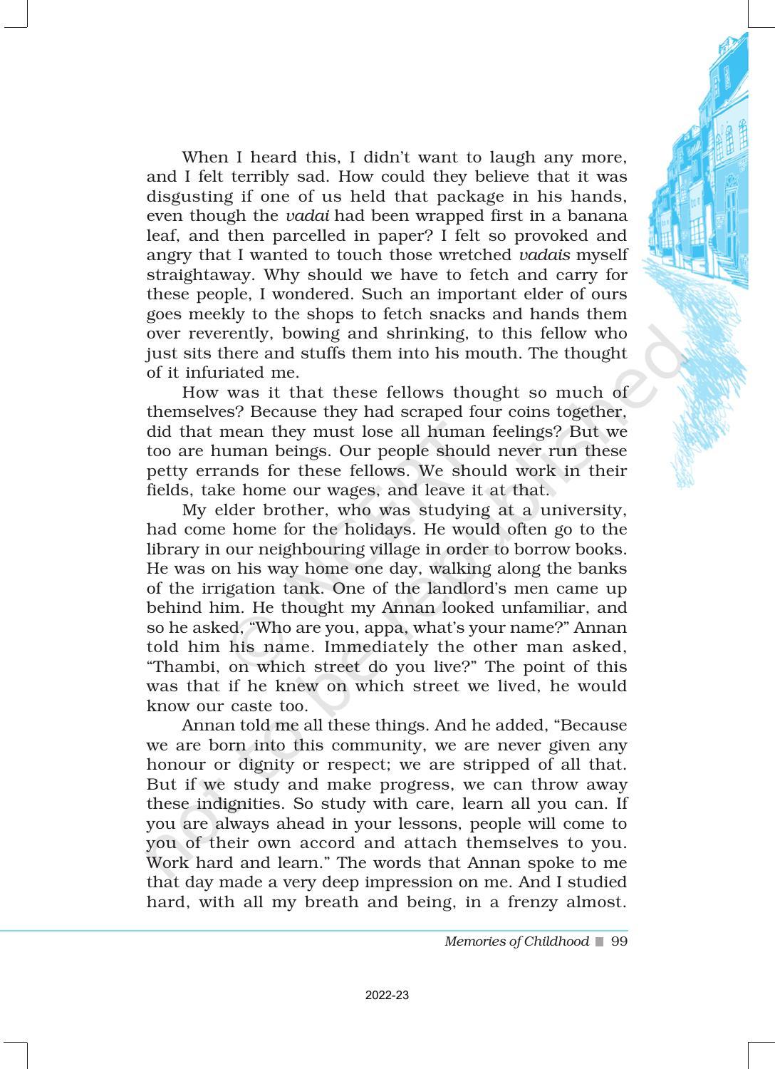 NCERT Book for Class 12 English Chapter 8 Memories of Childhood - Page 7