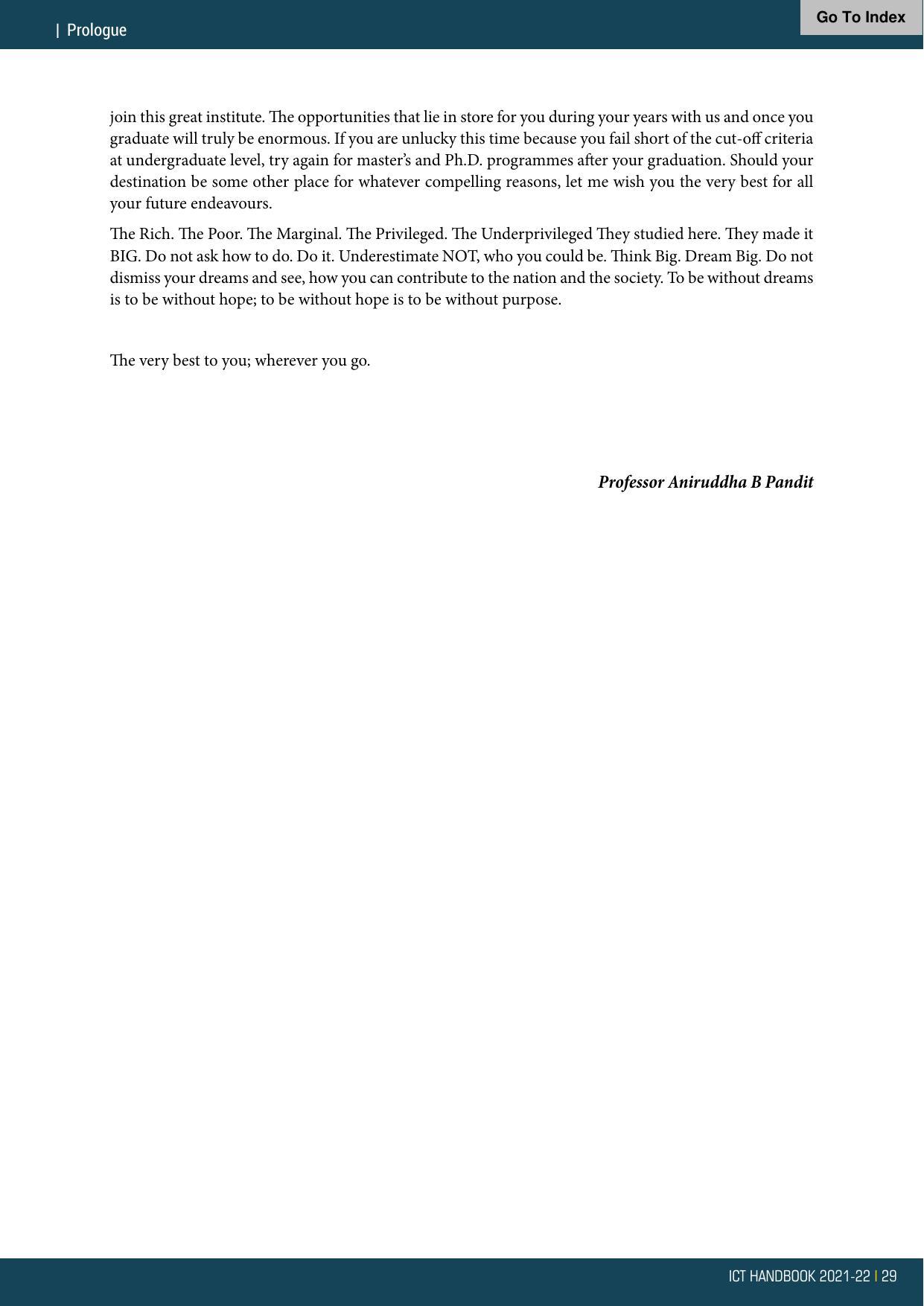 Institute of Chemical Technology (ICT), Mumbai Prospectus 2021-22 - Page 29