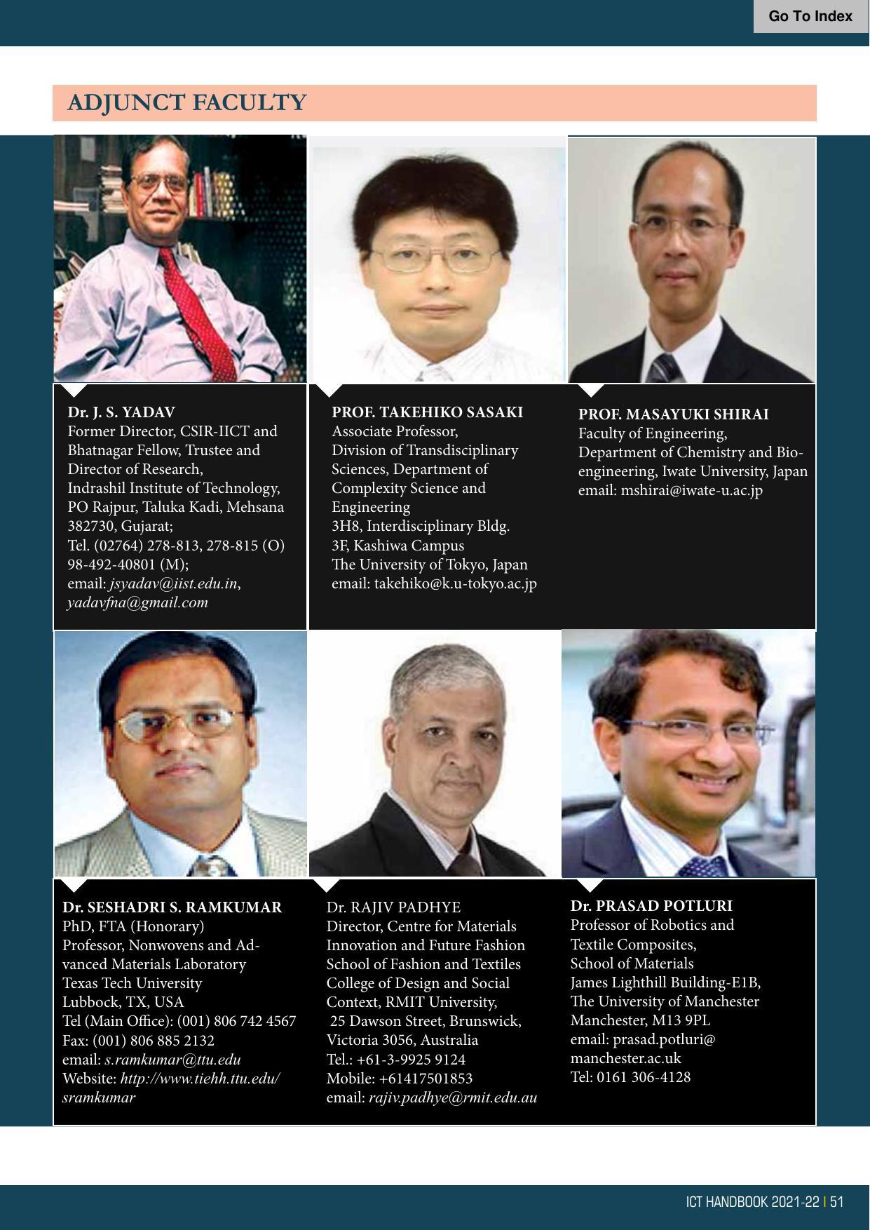 Institute of Chemical Technology (ICT), Mumbai Prospectus 2021-22 - Page 51