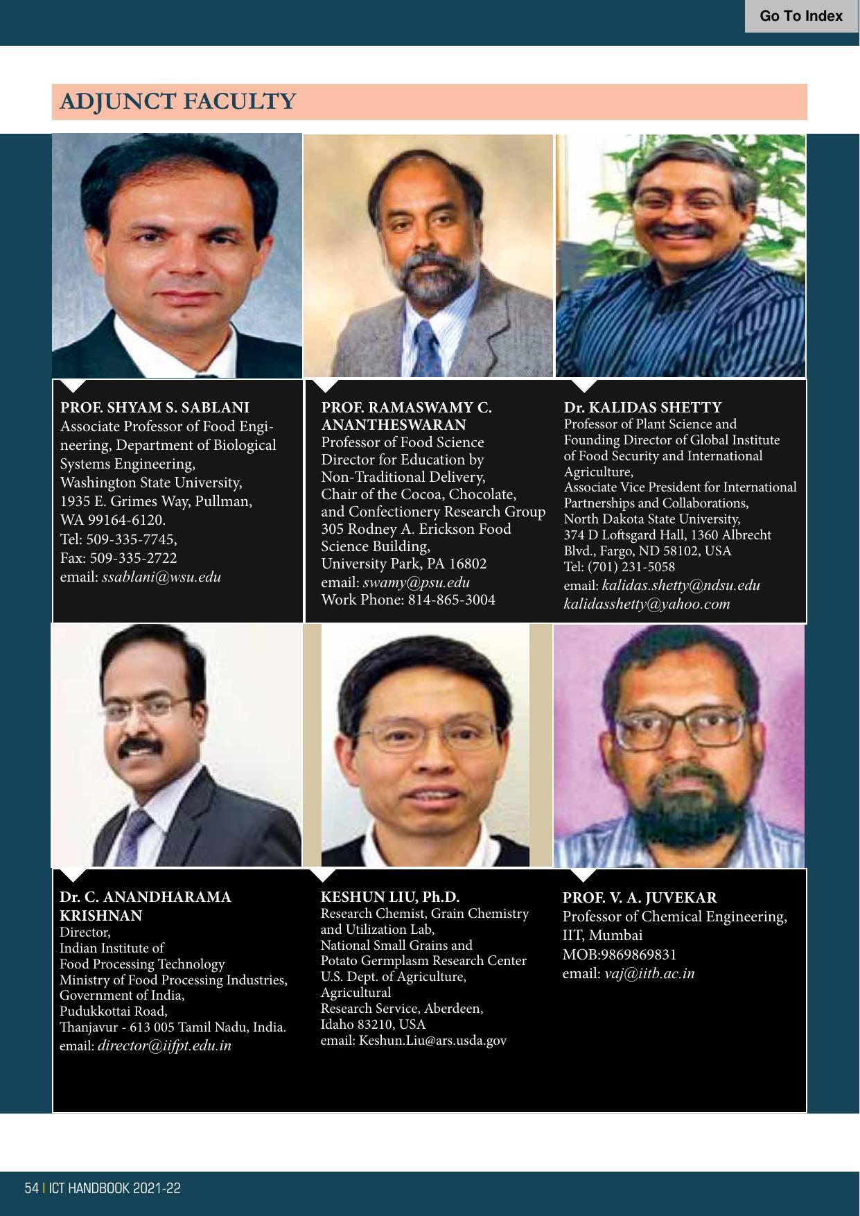Institute of Chemical Technology (ICT), Mumbai Prospectus 2021-22 - Page 54