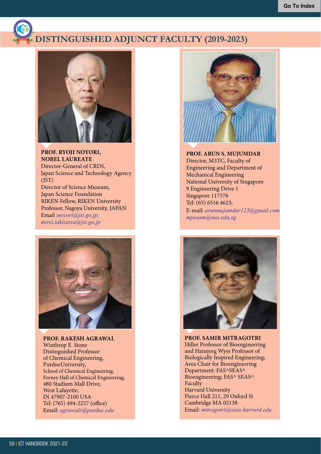 Institute of Chemical Technology (ICT), Mumbai Prospectus 2021-22 - Page 58
