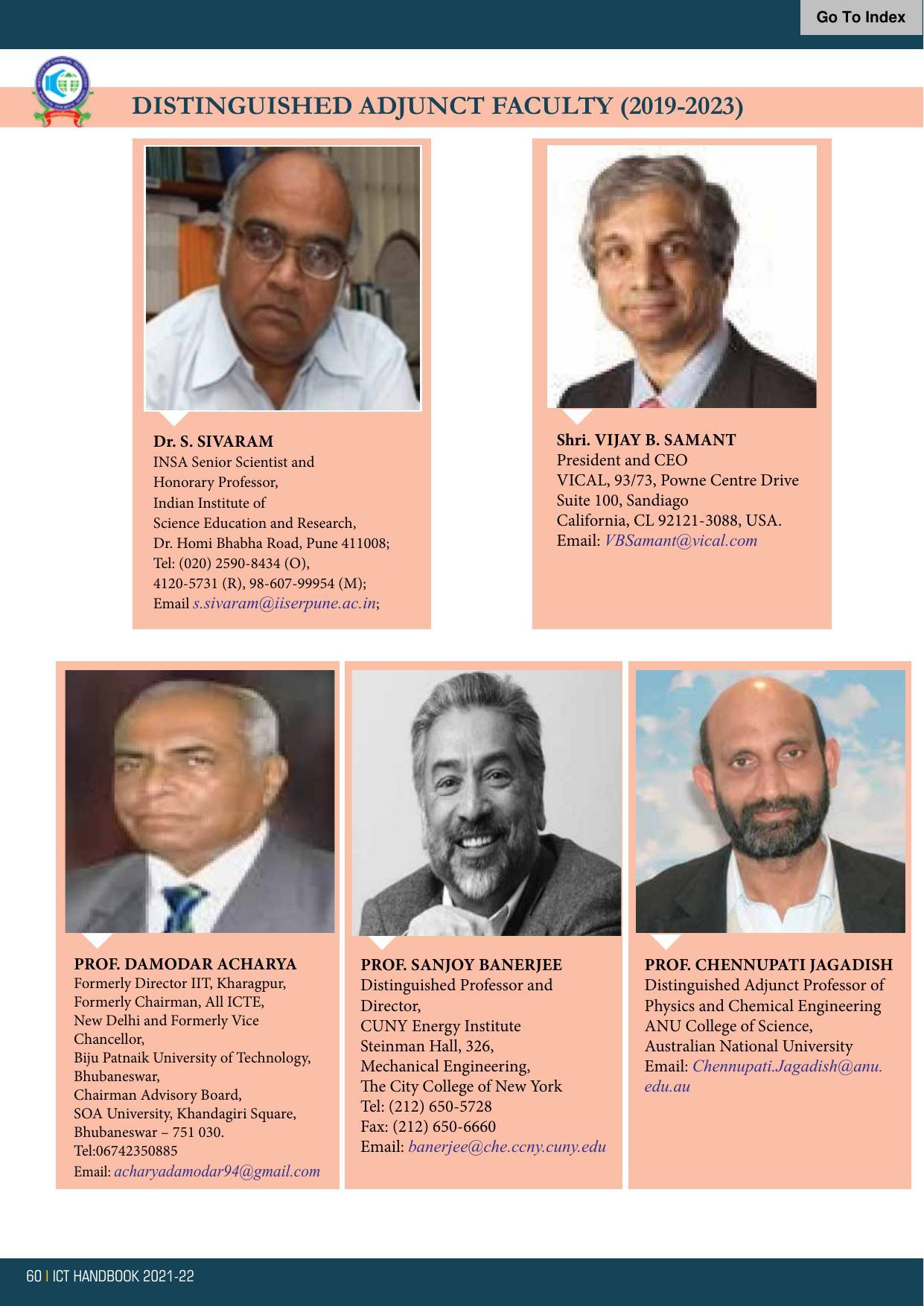 Institute of Chemical Technology (ICT), Mumbai Prospectus 2021-22 - Page 60