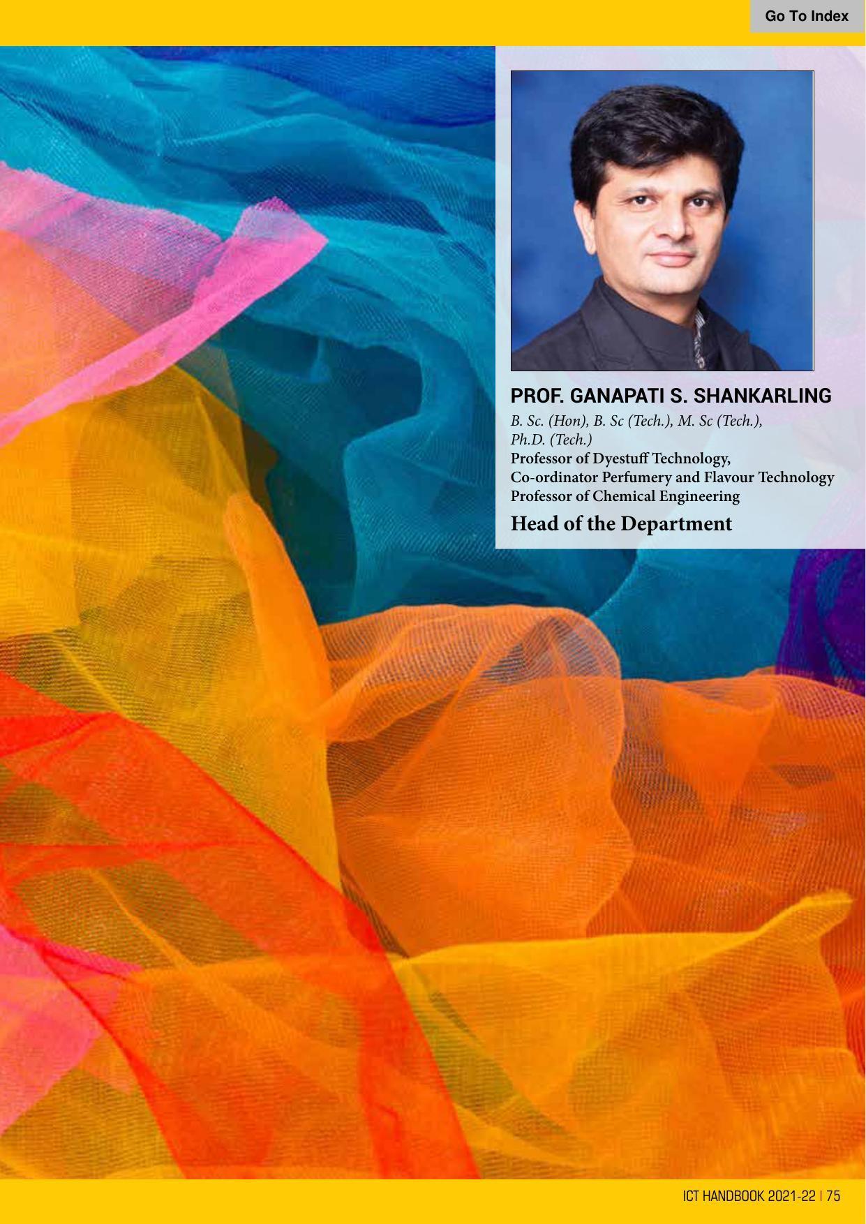 Institute of Chemical Technology (ICT), Mumbai Prospectus 2021-22 - Page 75